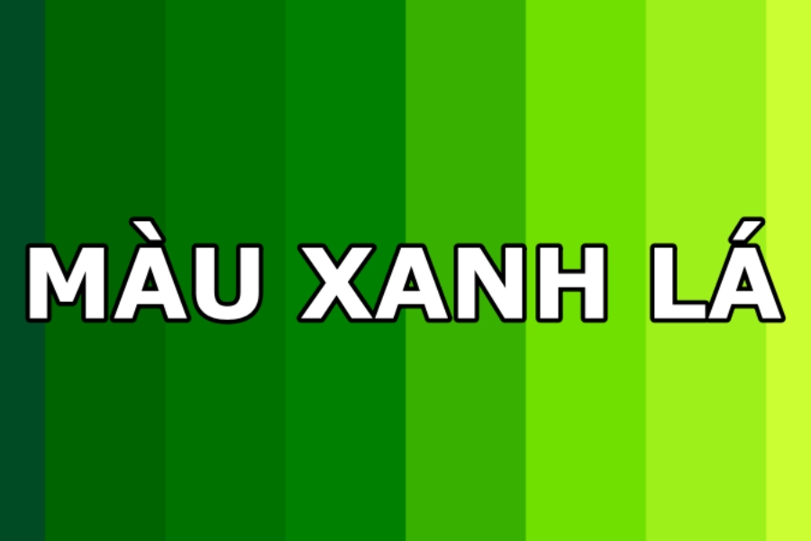 Gam màu xanh lá