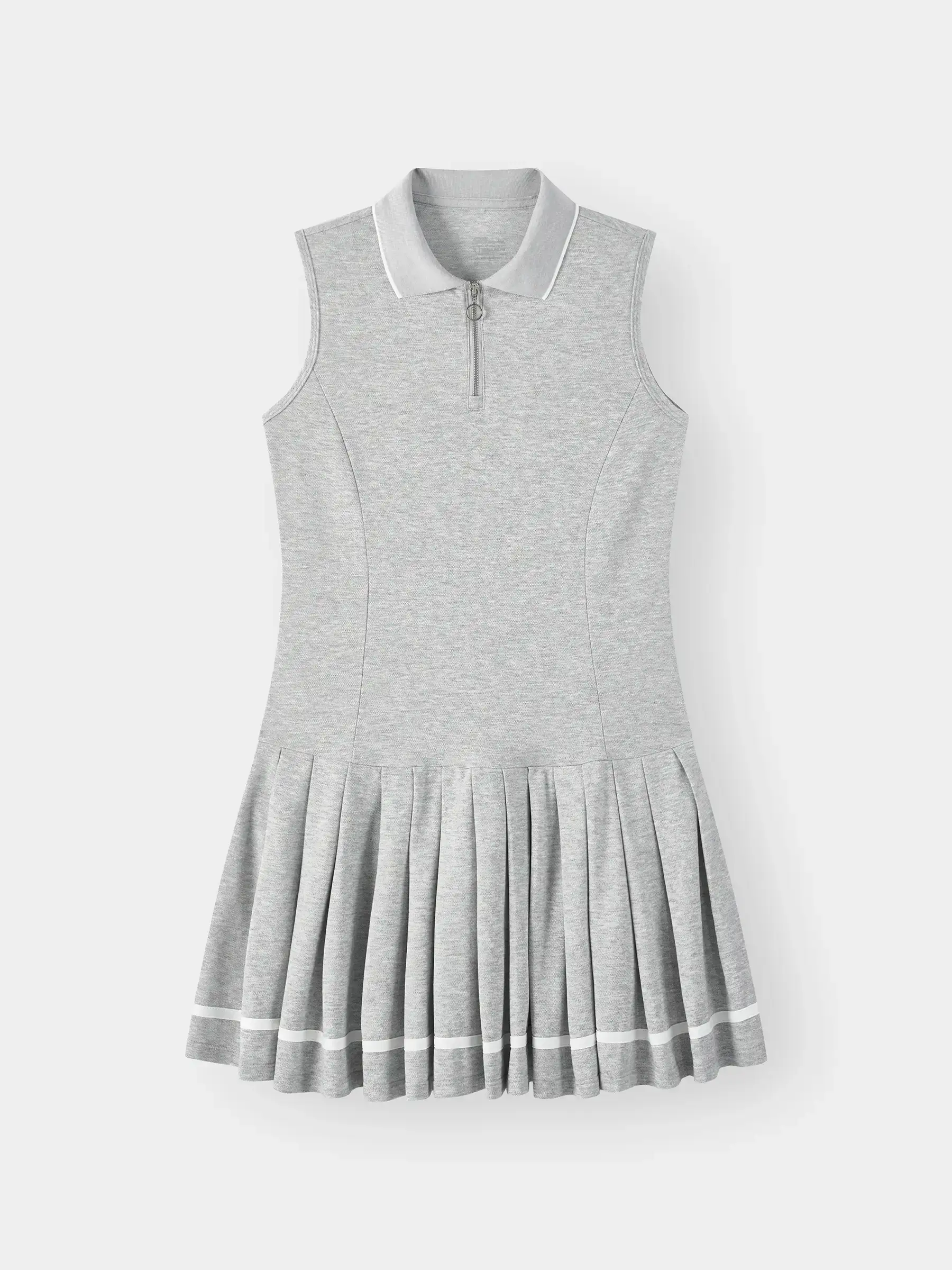 Váy Nữ Sát Nách Cổ Khóa 5S Fashion Kiêu Xếp Ly Thời Thượng W0VAY26002