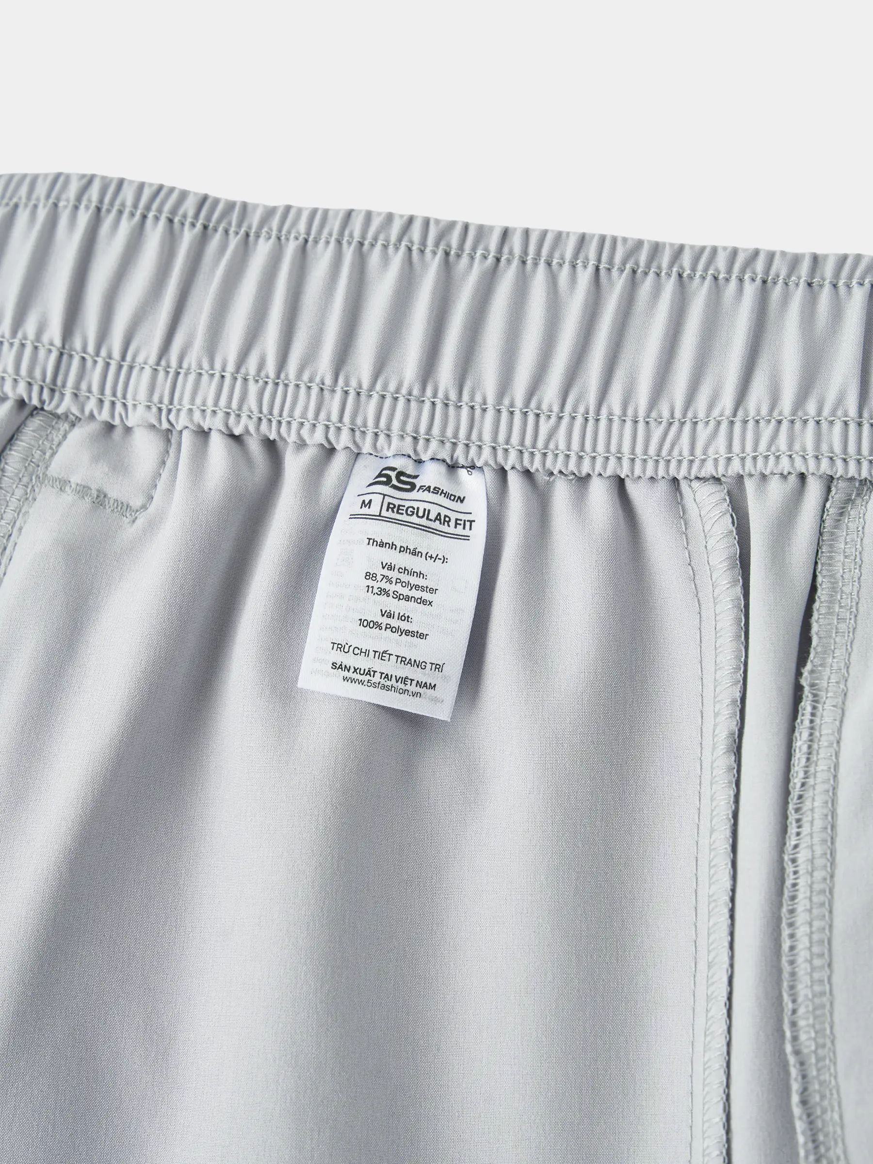 Quần Short Thể Thao Nam 5S Fashion Cạp Chun Túi Khóa M0QST26016