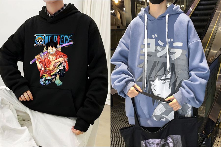 Áo hoodie anime là một kiểu áo hoodie có hoạ tiết hoặc những nhân vật từ các bộ phim hoạt hình Nhật Bản 