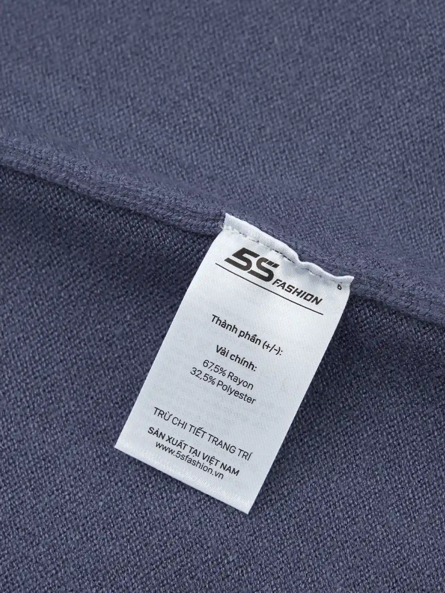 Áo Len Nam 5S Fashion Kẻ Ngang Phom Slimfit M0ALE25001