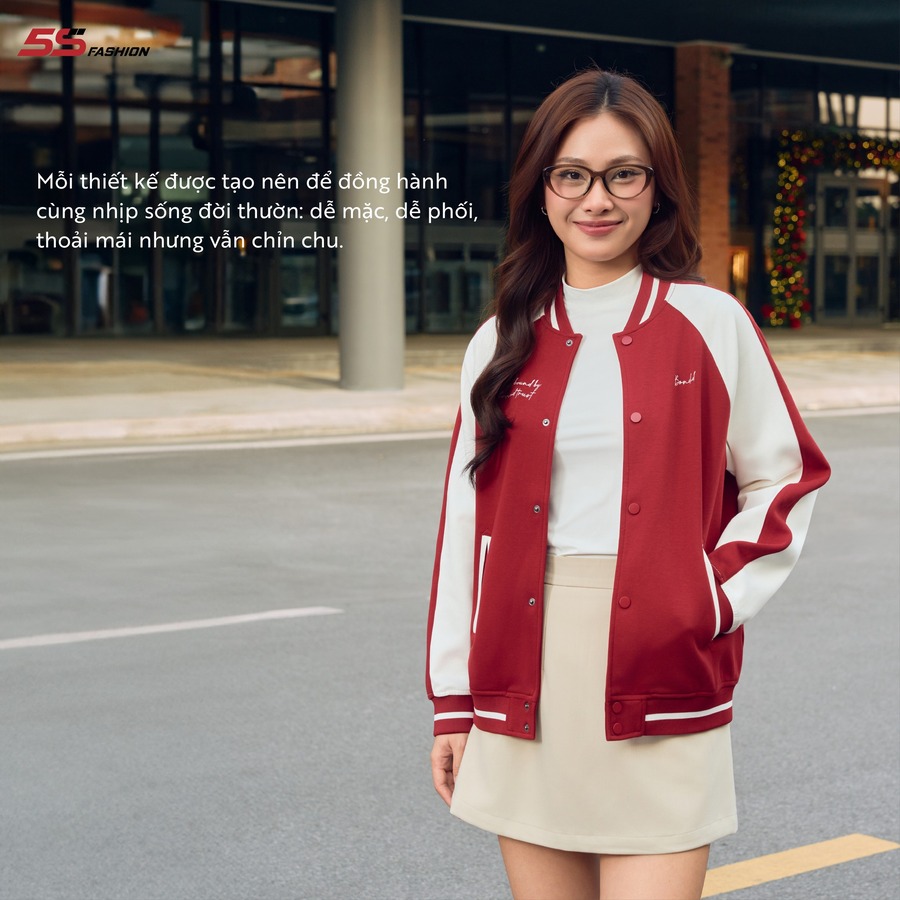 Phối đồ với áo khoác bomber