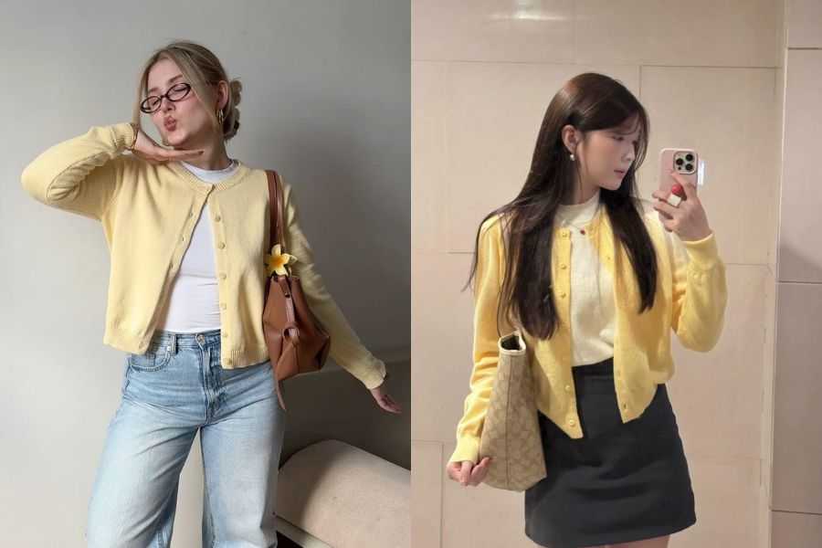 Áo khoác Cardigan len là một trong những mẫu áo khoác nữ hot nhất