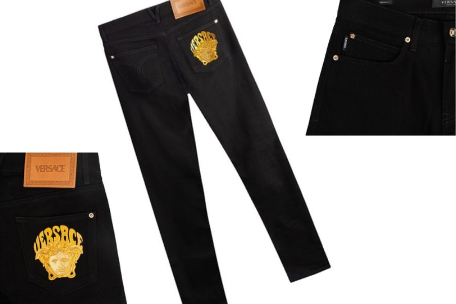 Versace - Thương hiệu quần jeans nam ống suông