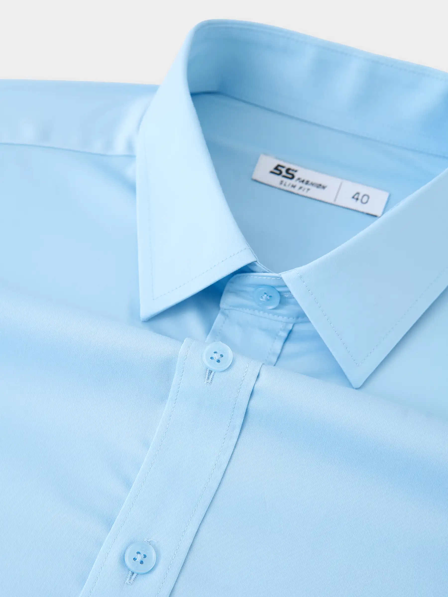 Áo Sơ Mi Nam Dài Tay 5S Fashion Phom Slimfit M0ASM25003