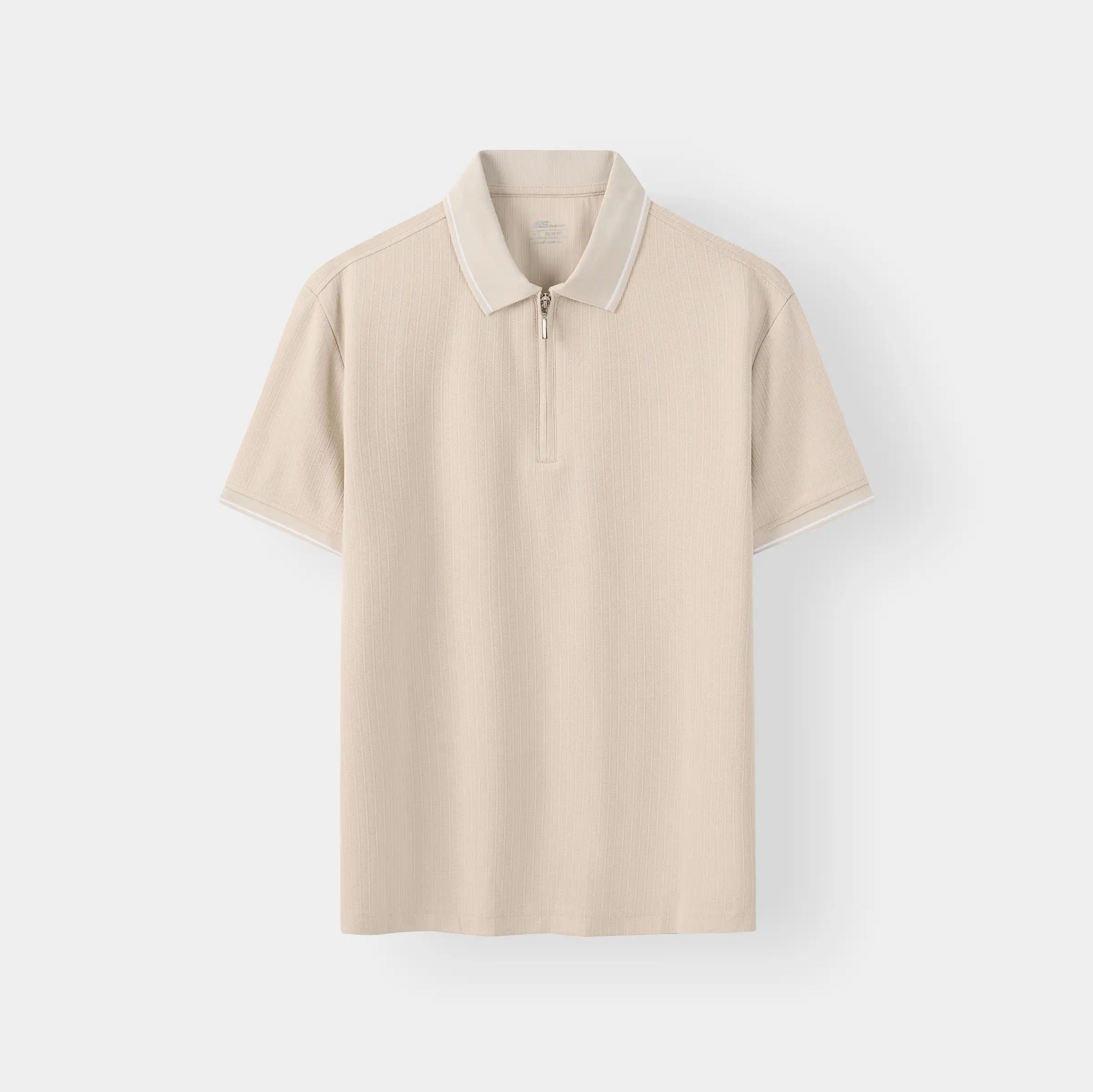 Áo Polo Nam 5S Fashion Cổ Khóa Vải Hiệu Ứng Phom Slimfit M0APC26014