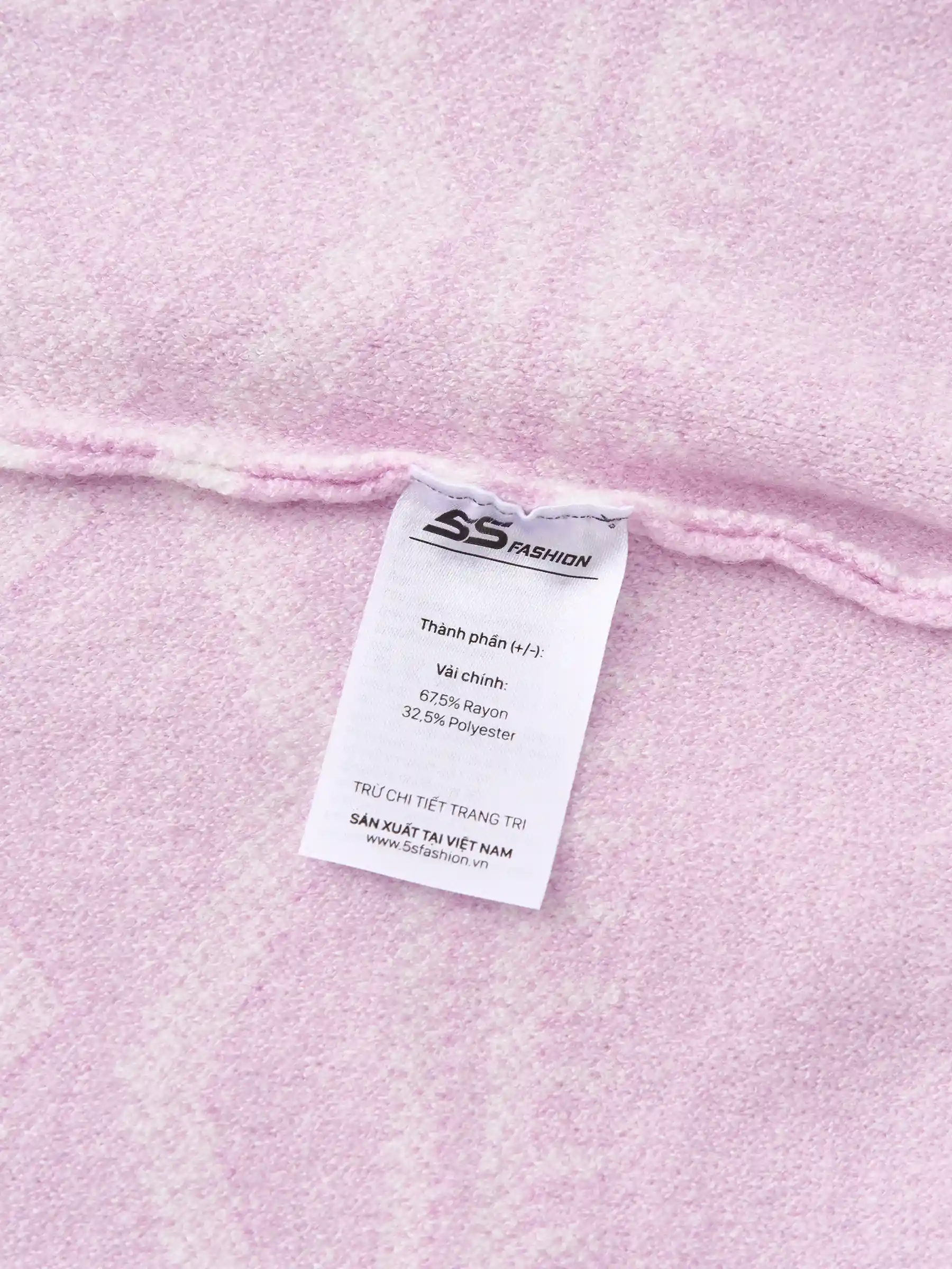 Áo Len Bé Gái 5S Fashion Tay Raglan Phom Regular G0ALE25002