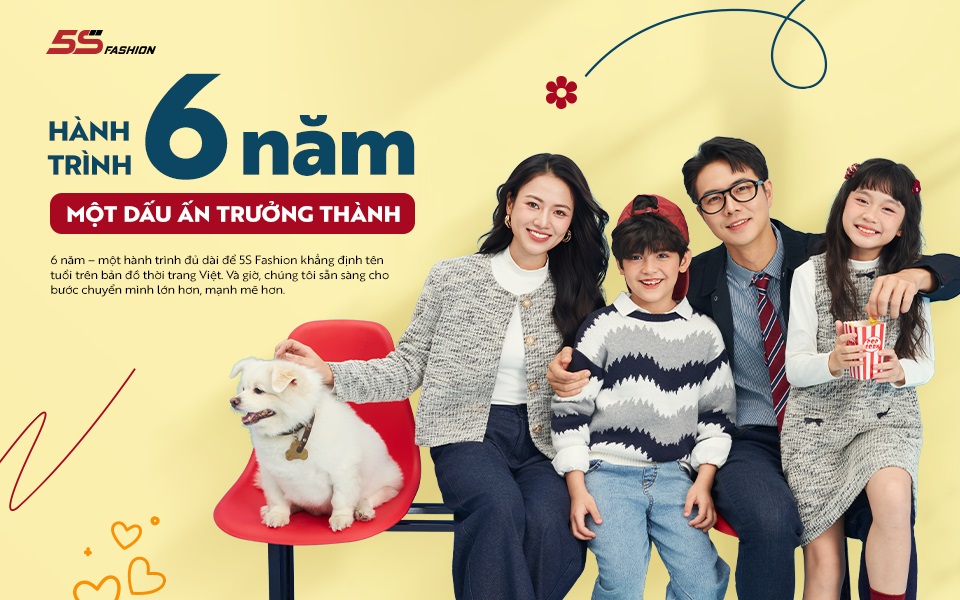 Một Khởi Đầu Mới Cho Thời Trang Gia Đình 5S Fashion