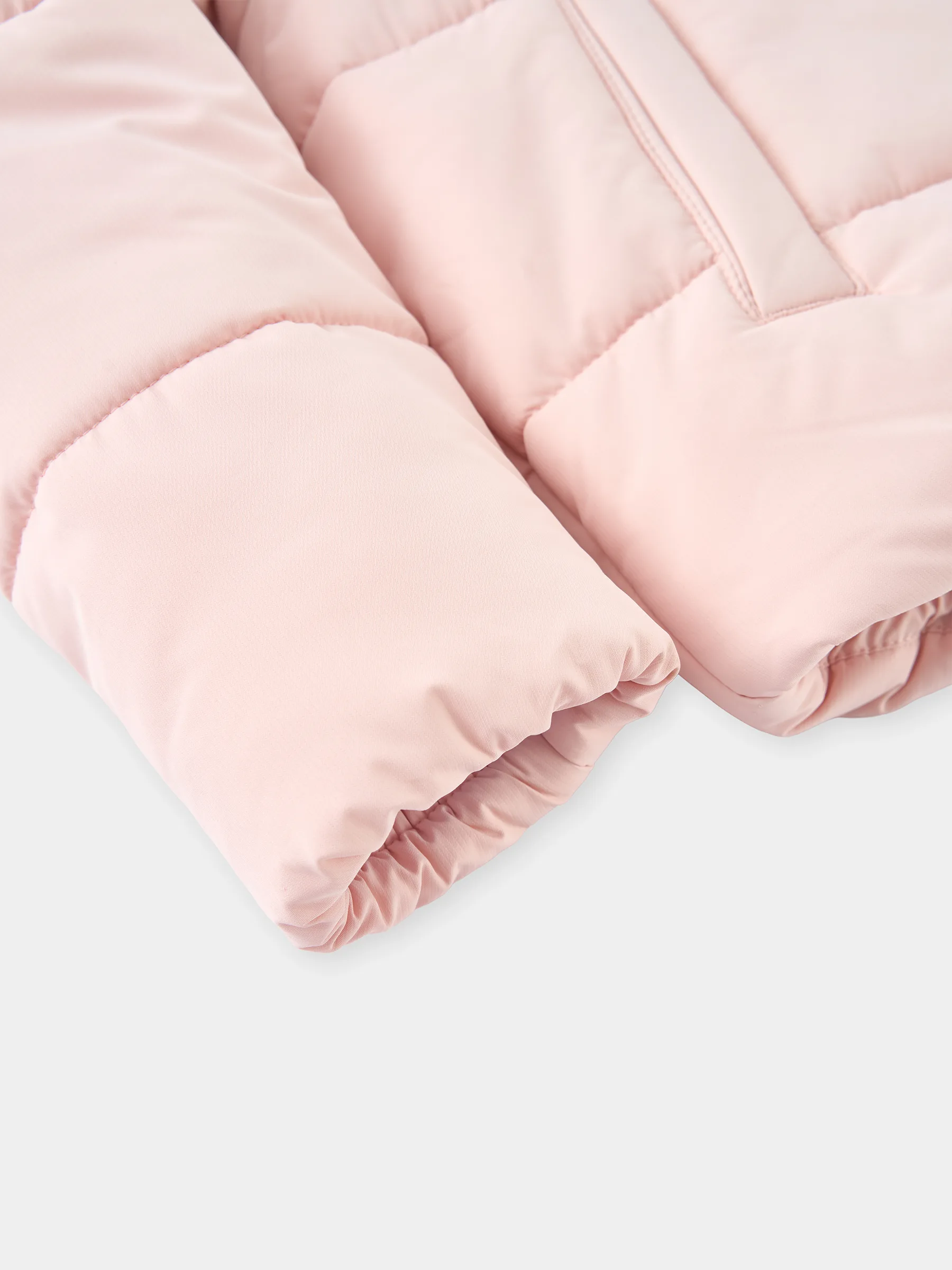 Áo Phao Nữ Can Phối Nhung Cổ Trụ 5S Fashion Phom Slimfit W0PHF25001