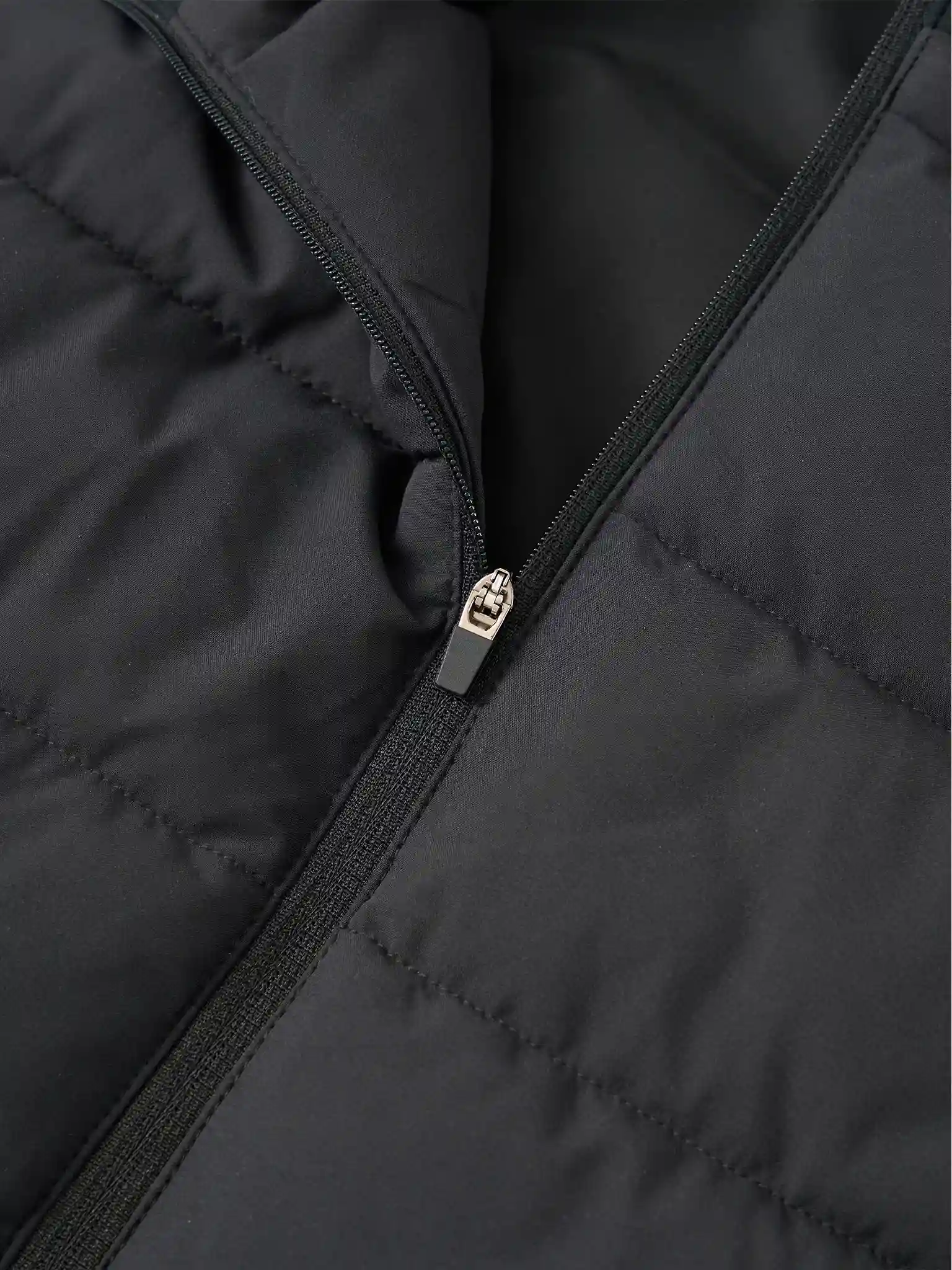 Áo Phao Nữ Mũ Rời Tay Phối Nỉ 5S Fashion Phom Slimfit W0APH25003