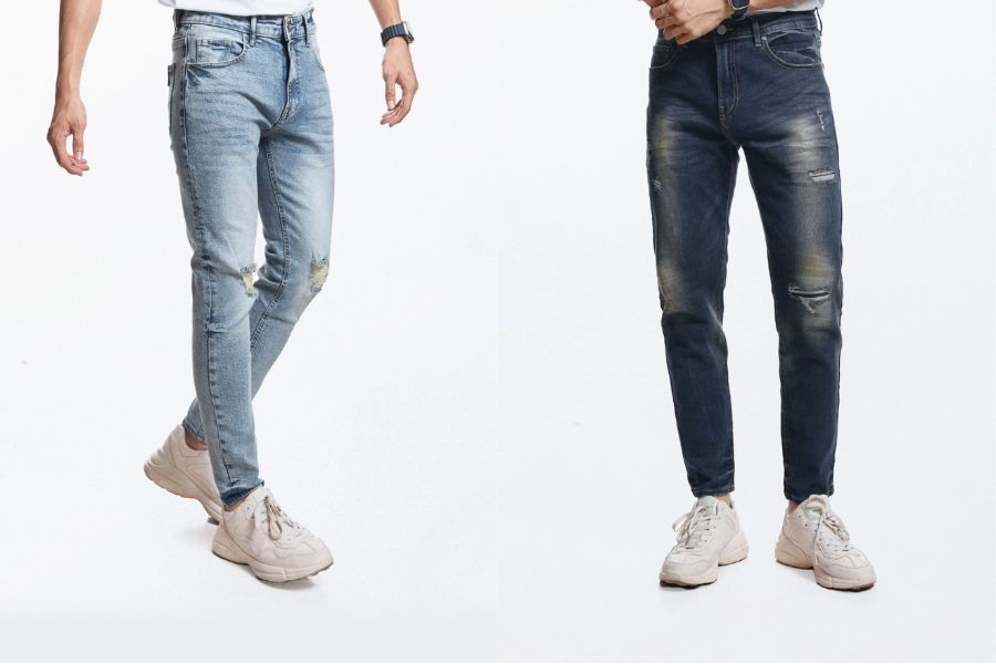 Quần jean rách nam hàng hiệu ICONDENIM 