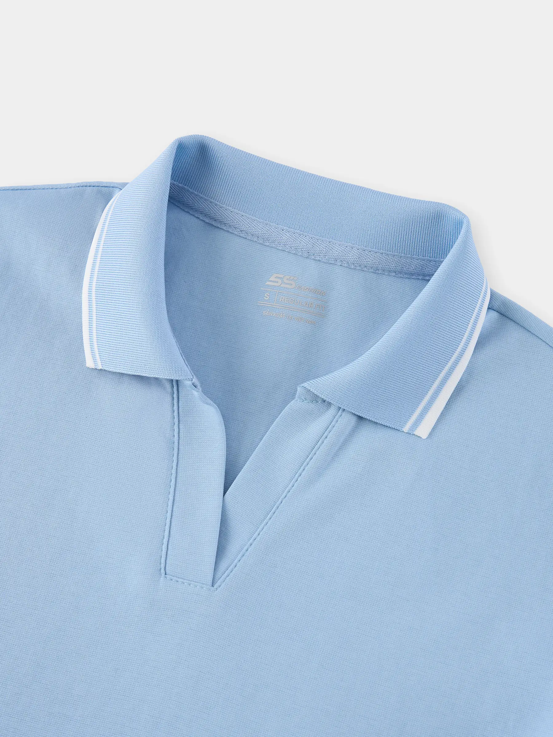 Váy Polo Nữ 5S Fashion Cổ V Phom Regular W0VAY26001