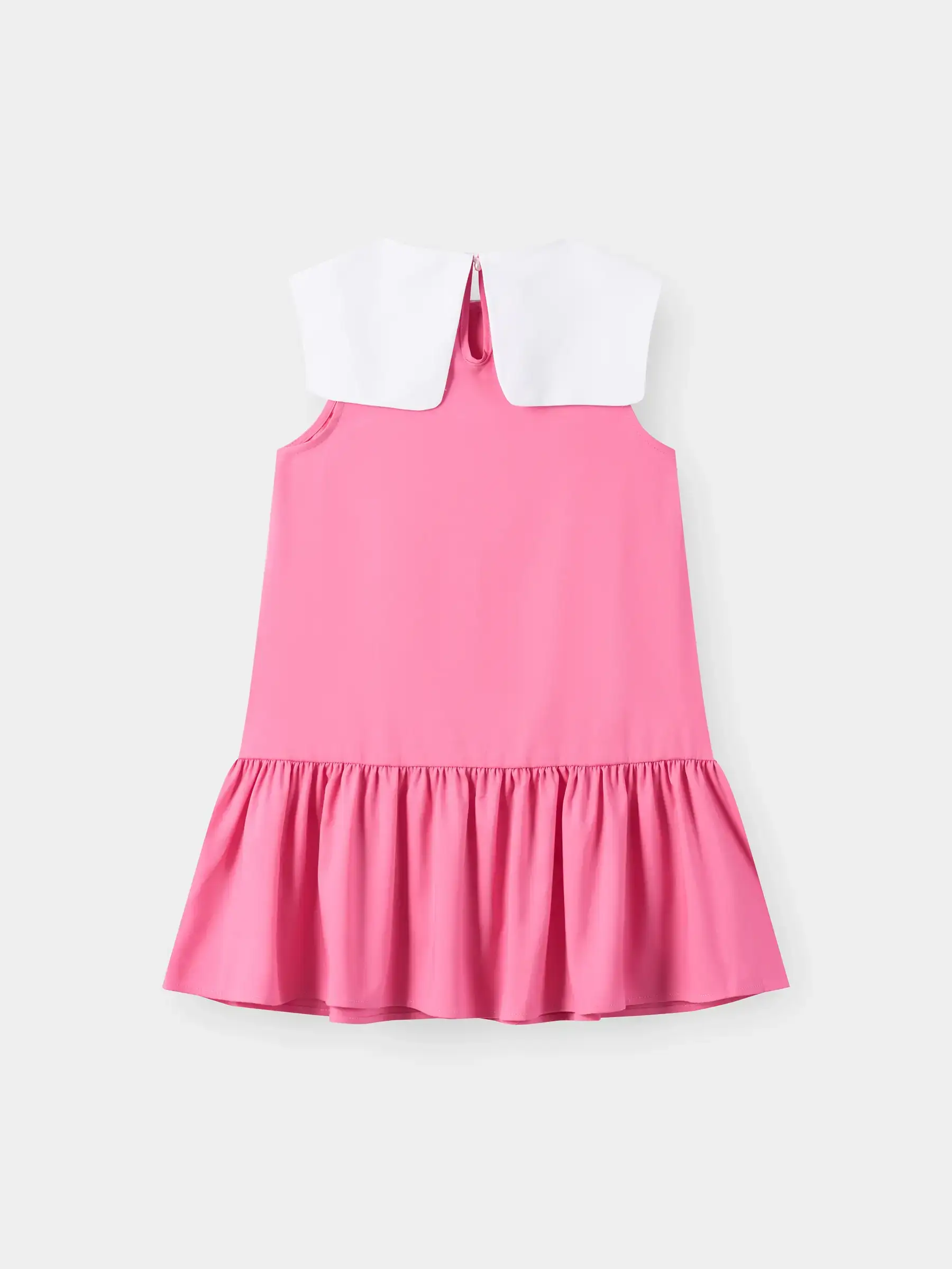 Váy Sát Nách Bé Gái 5S Fashion Cổ Sen Phối Dễ Thương G0VAY26009