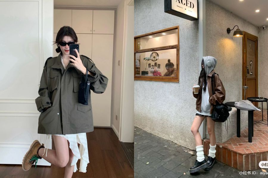 Chọn size áo khoác nữ theo số đo cơ thể