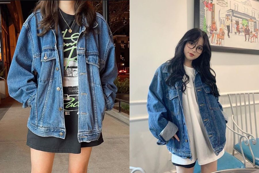 Kết hợp năng động với áo phông oversize