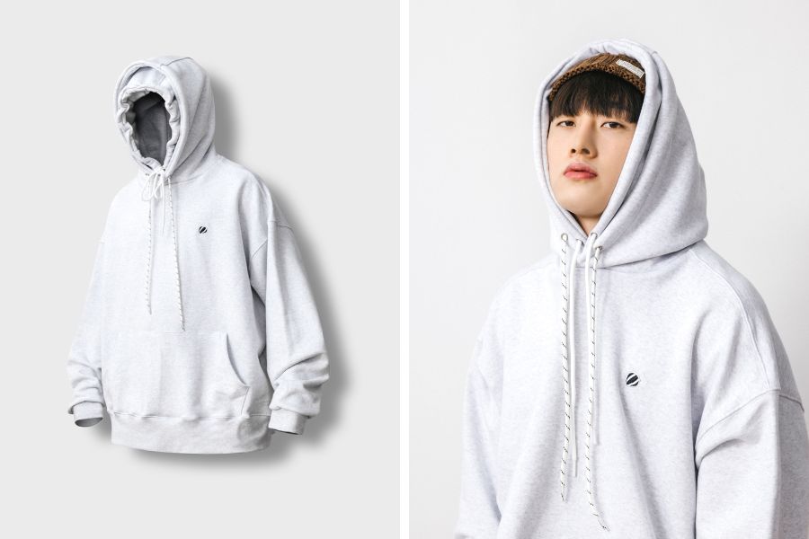 Mẫu áo hoodie 2 mũ lót len lông cừu mềm mại