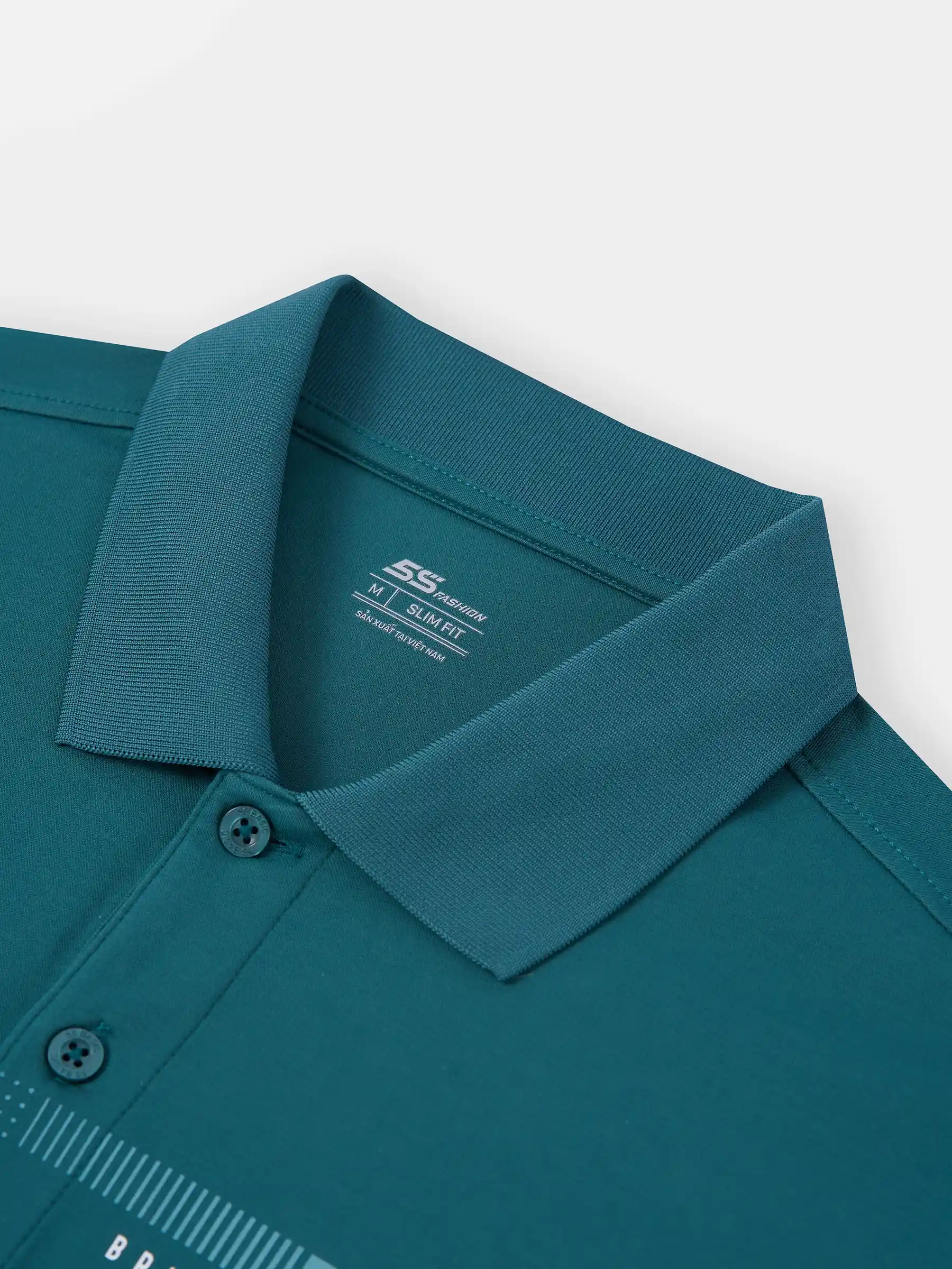 Áo Polo Nam 5S Fashion In Ngang Ngực Phom Slimfit APC25086