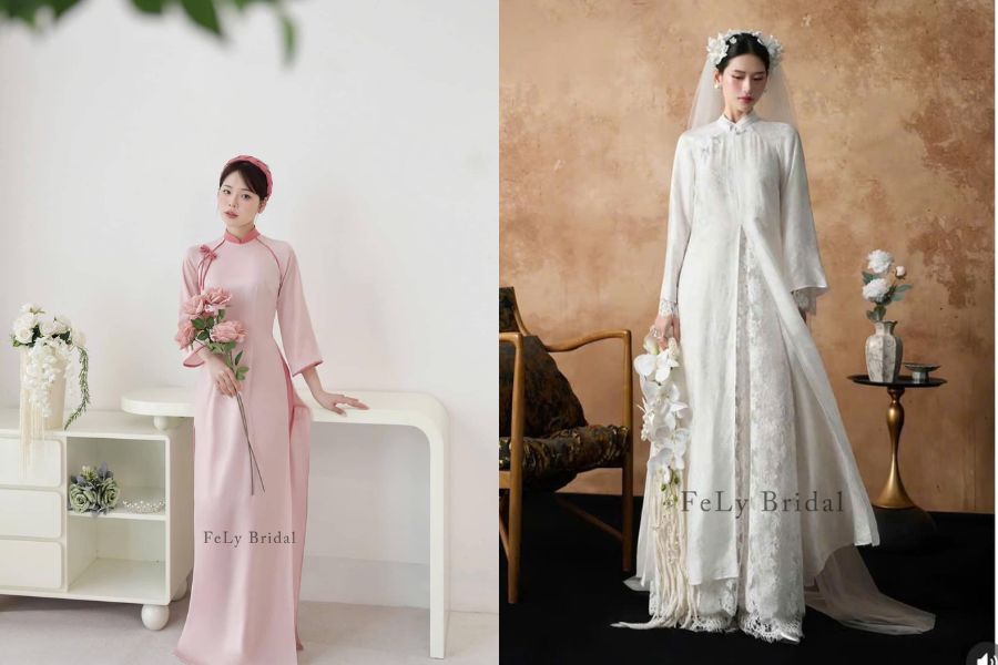 Fely Bridal thuê áo dài hà nội