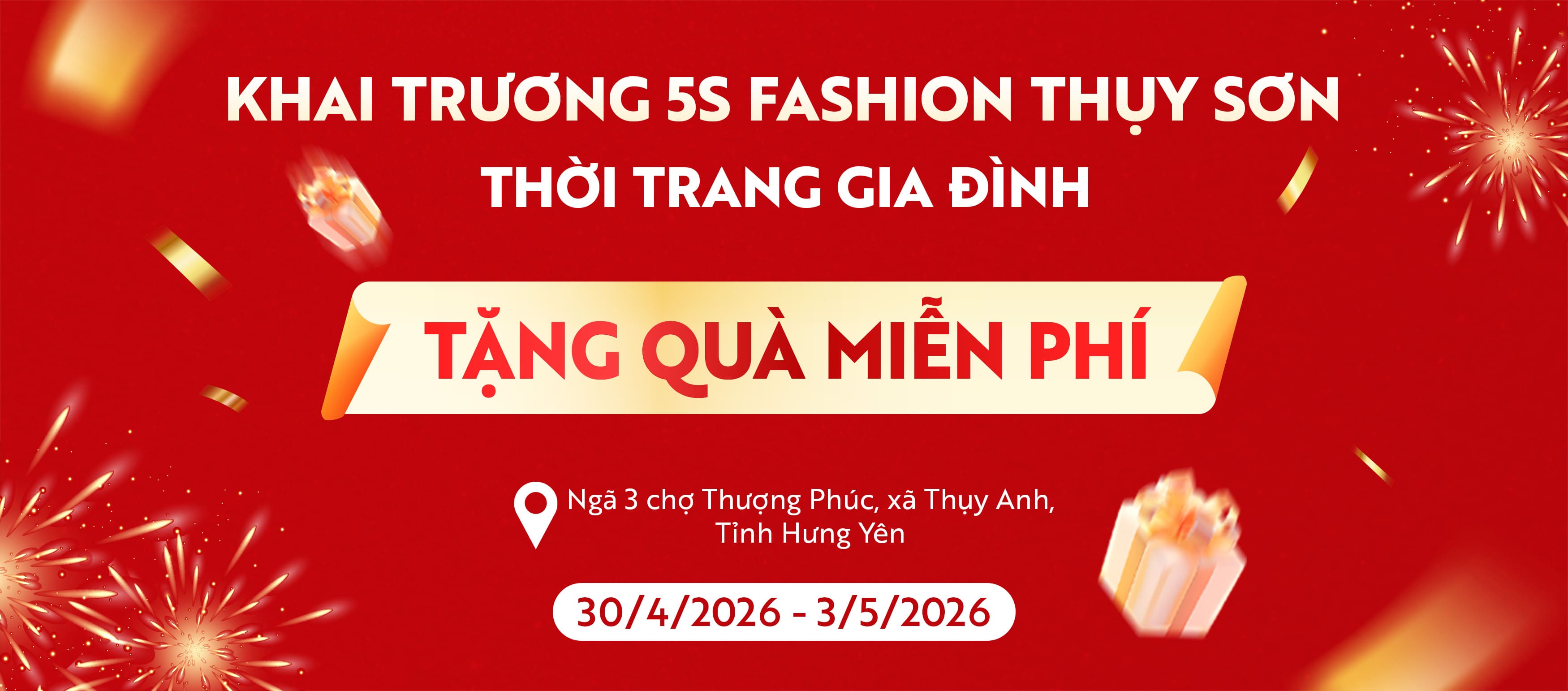 Khai trương 5S Fashion Thụy Sơn