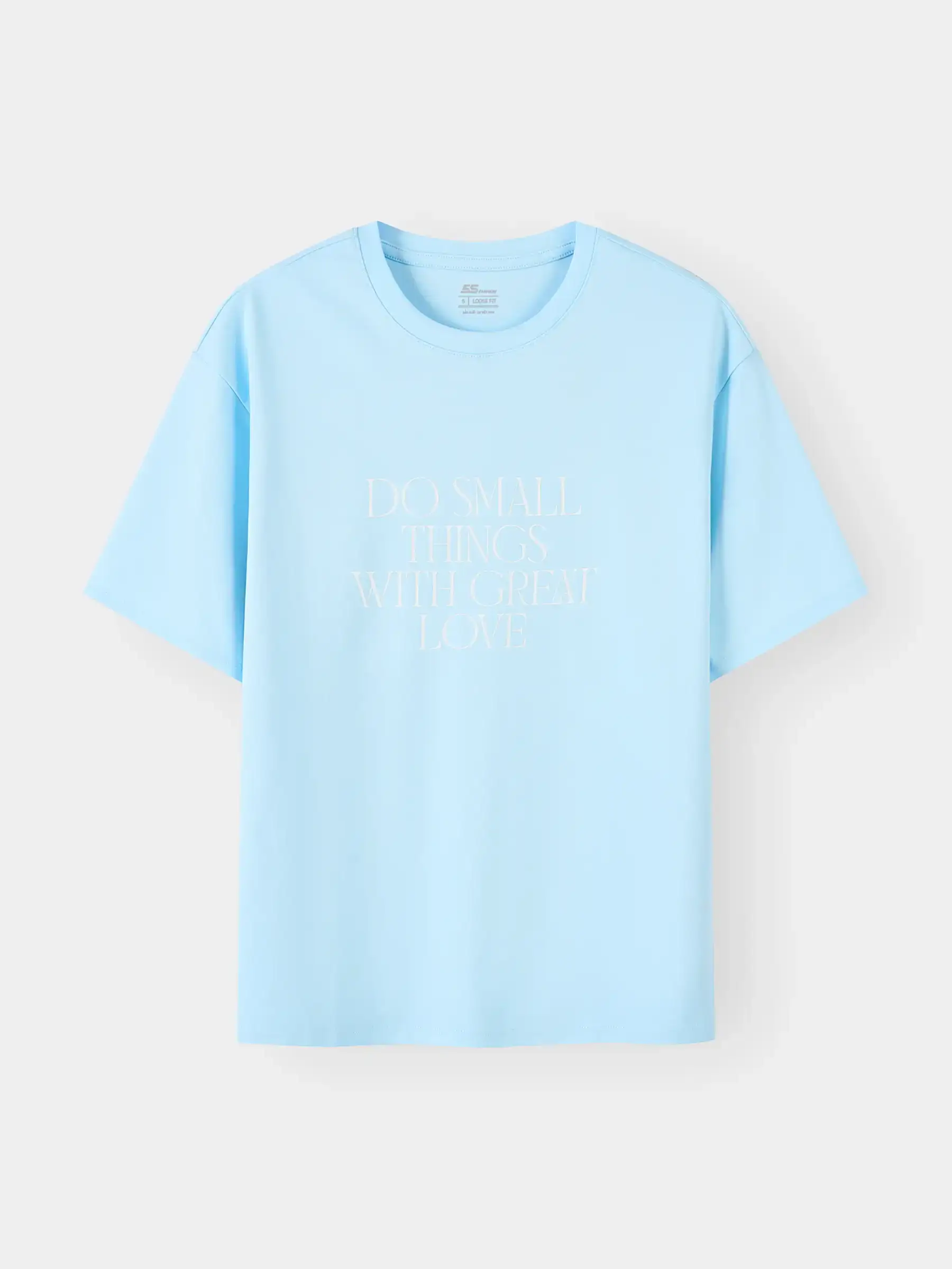 Áo Thun Nữ Ngắn Tay 5S Fashion Phom Loose Fit W0ATS26041