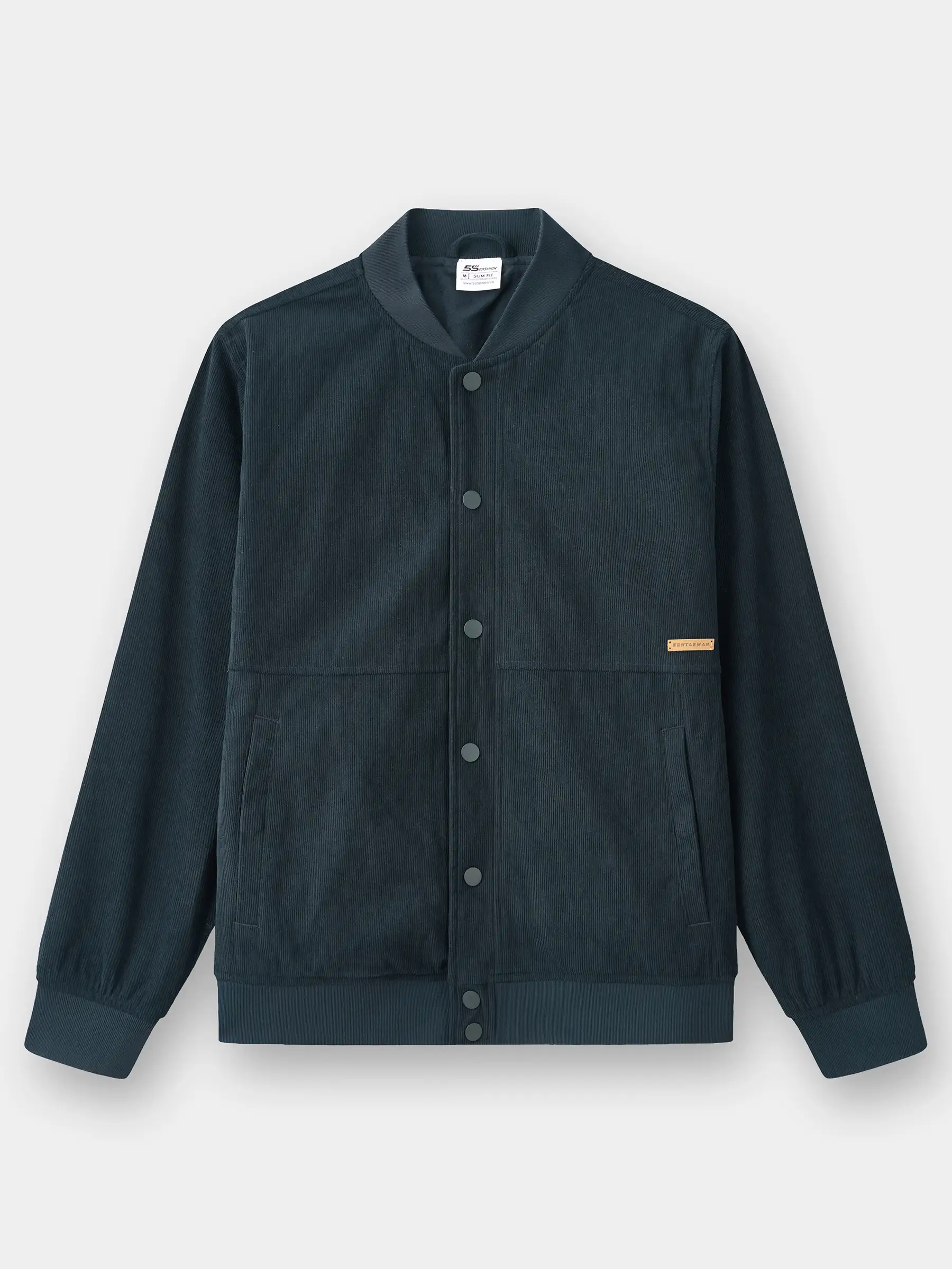 Áo Khoác Bomber Nam 5S Fashion Nỉ Nhung Phom Slimfit M0AKB25009