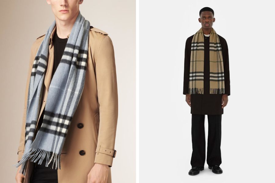 Khăn quàng cổ Burberry nam sang trọng lịch lãm