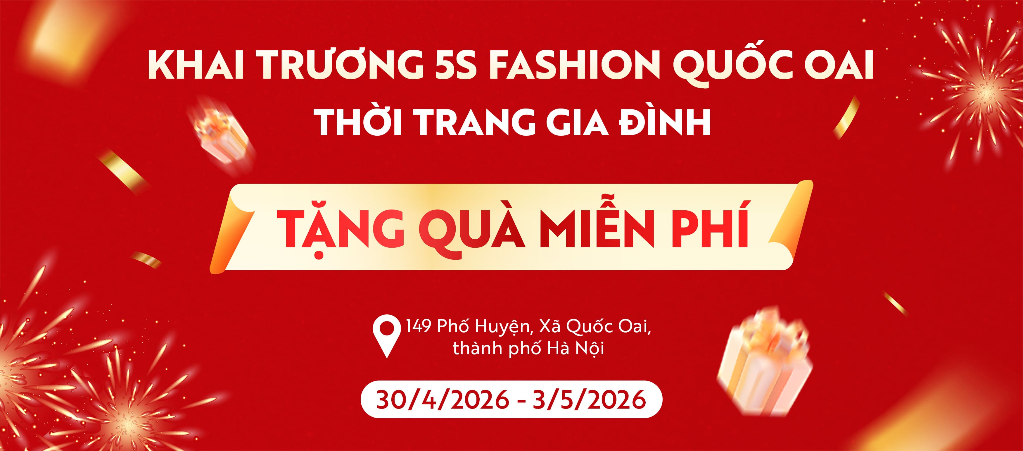 Khai trương 5S Fashion Quốc Oai