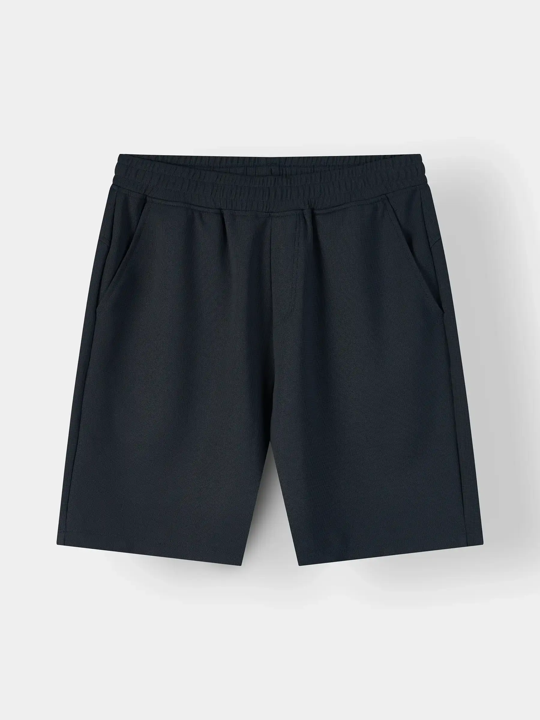 Quần Short Casual Nam 5S Fashion Trơn Basic Vải Hiệu Ứng Thông Thoáng M0QSC26005