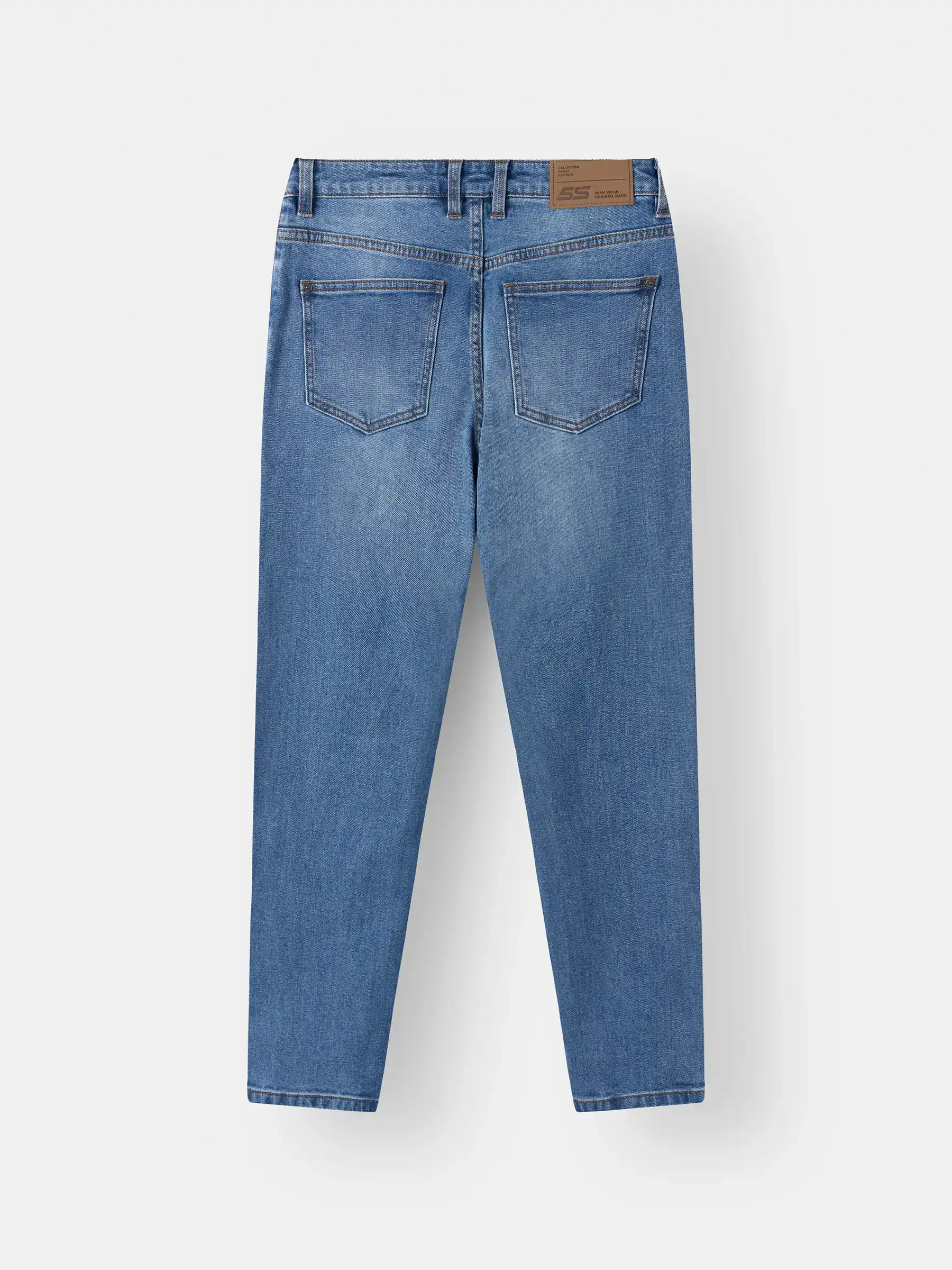 Quần Jean Nam 5S Fashion Phom Slimfit Trẻ Trung M0QJE25007
