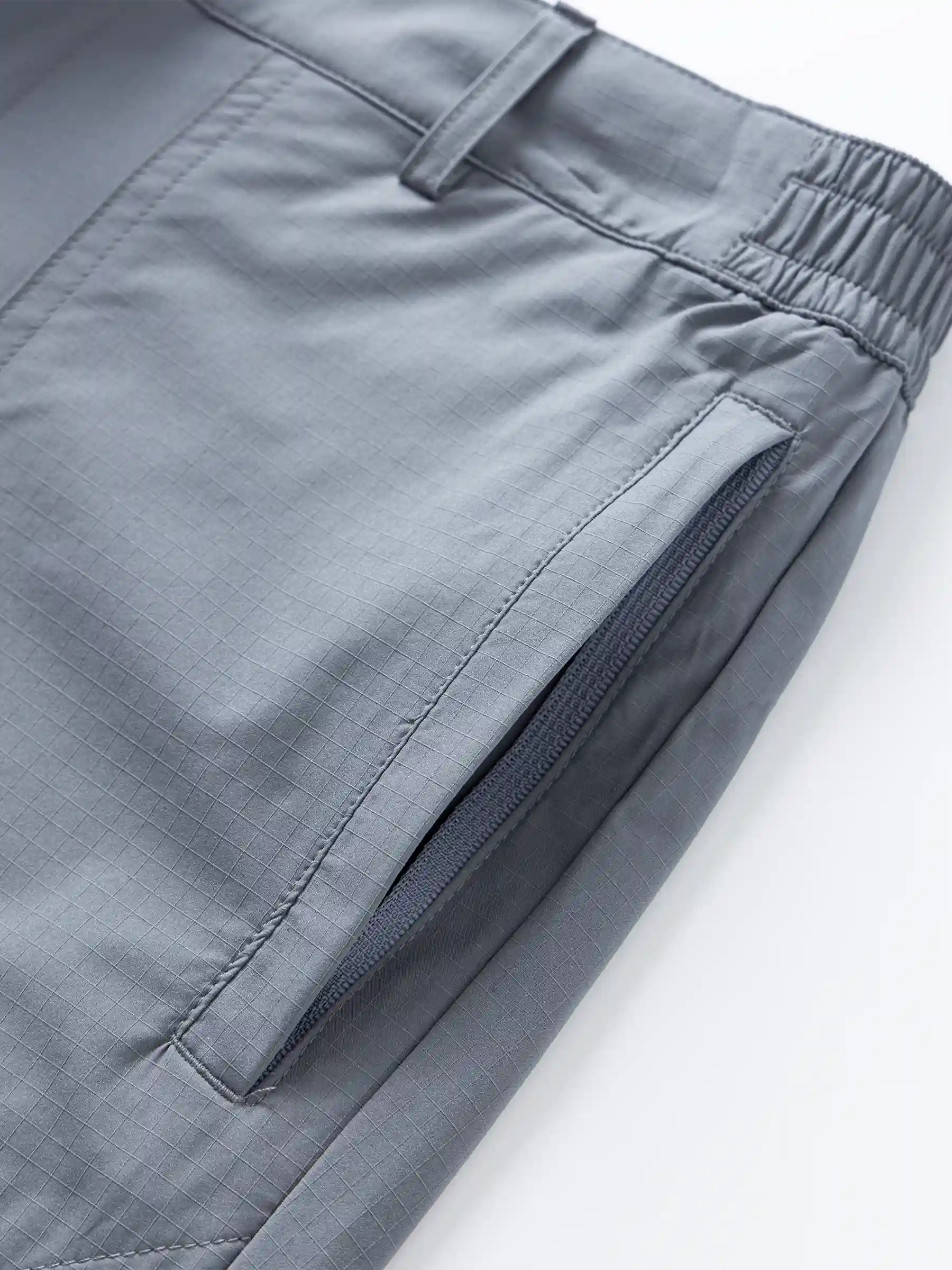 Quần Short Nam Casual Cạp Cúc Phối Chun 5S Fashion Túi Lớn QSC25012
