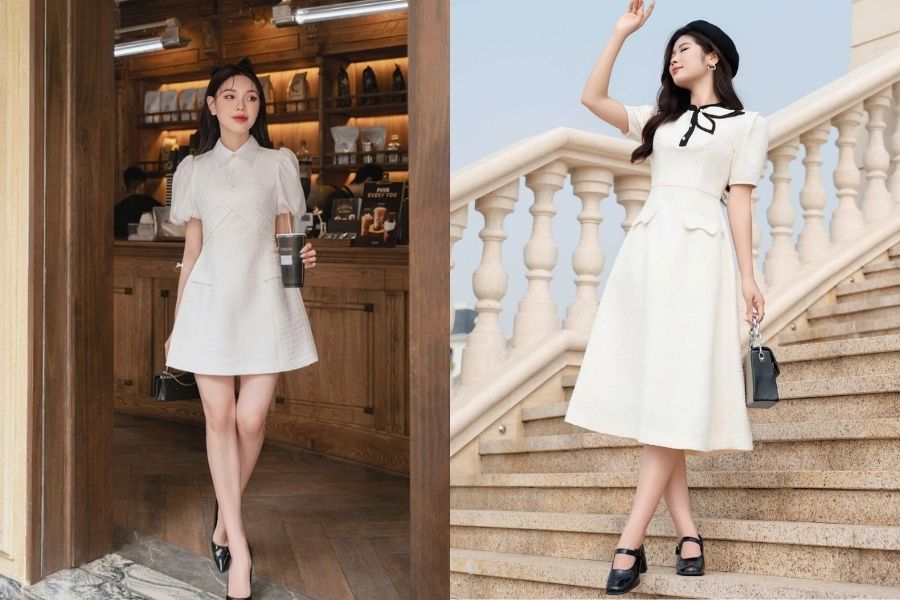 phối đồ cho người quả táo cần hạn chế thu hút vào phần eo và hông