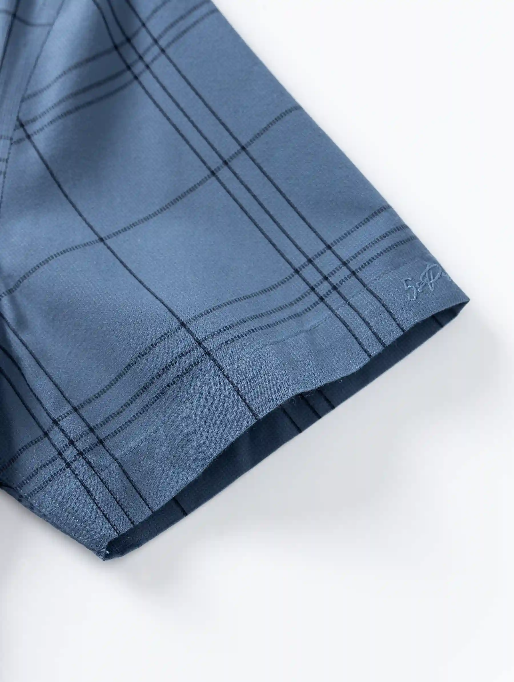 Áo Sơ Mi Nam Ngắn Tay Có Túi 5S Fashion Kẻ Caro ASC25014