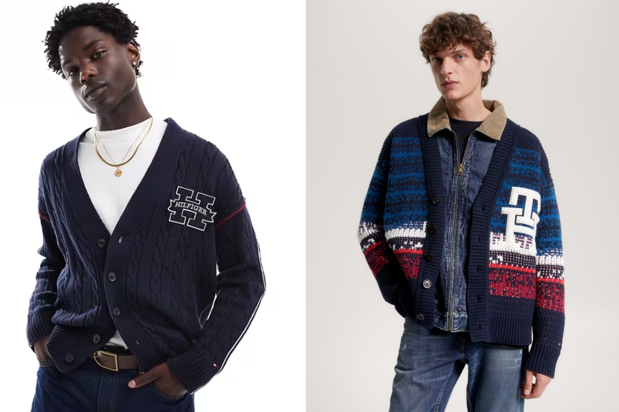 Áo len cardigan nam nhà Tommy Hilfiger