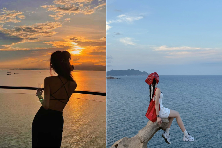 Tạo dáng chụp ảnh giấu mặt