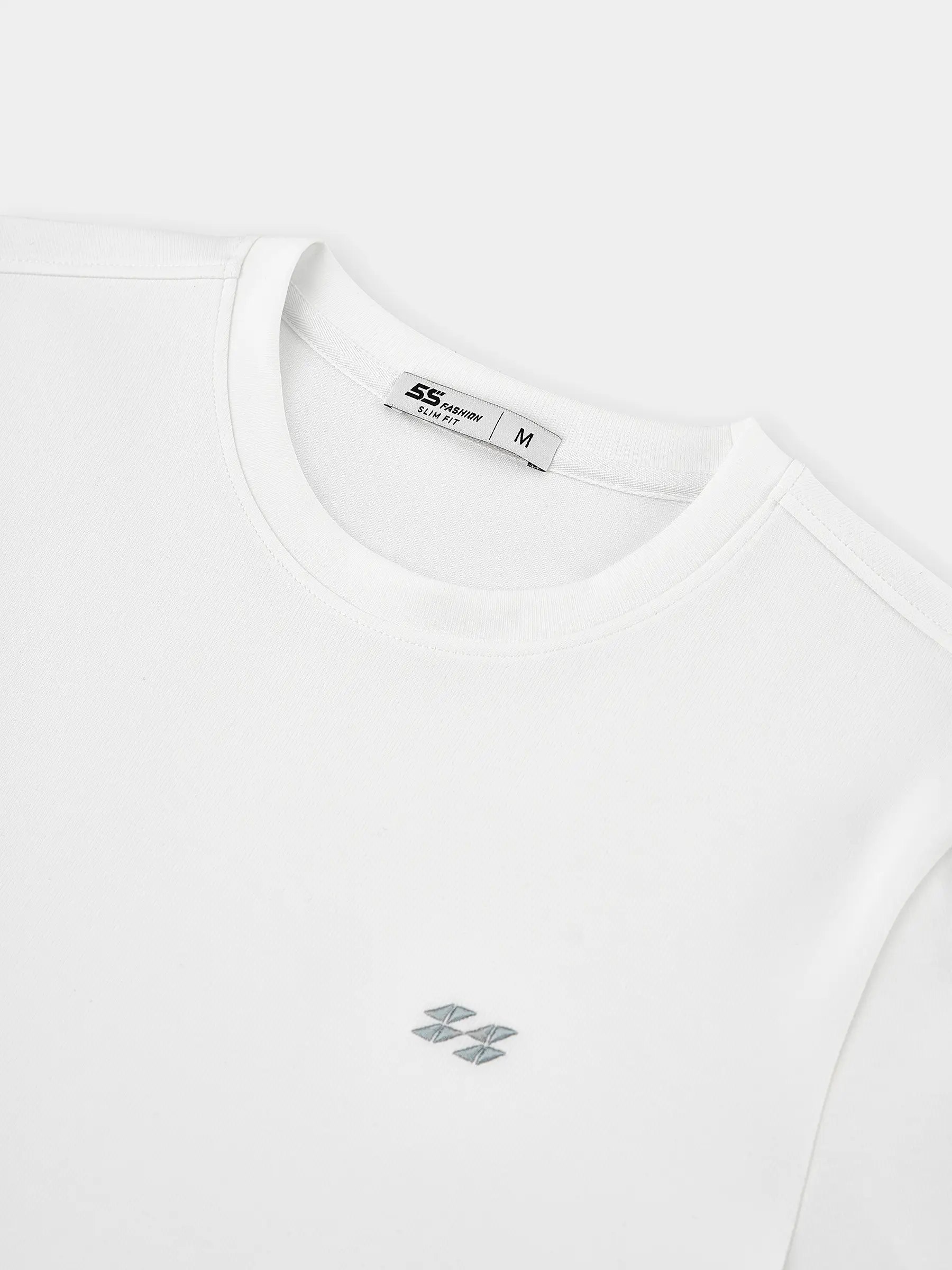 Áo Nỉ Nam Phối Tay 5S Fashion Thêu Logo Phom Slimfit M0ANI25002