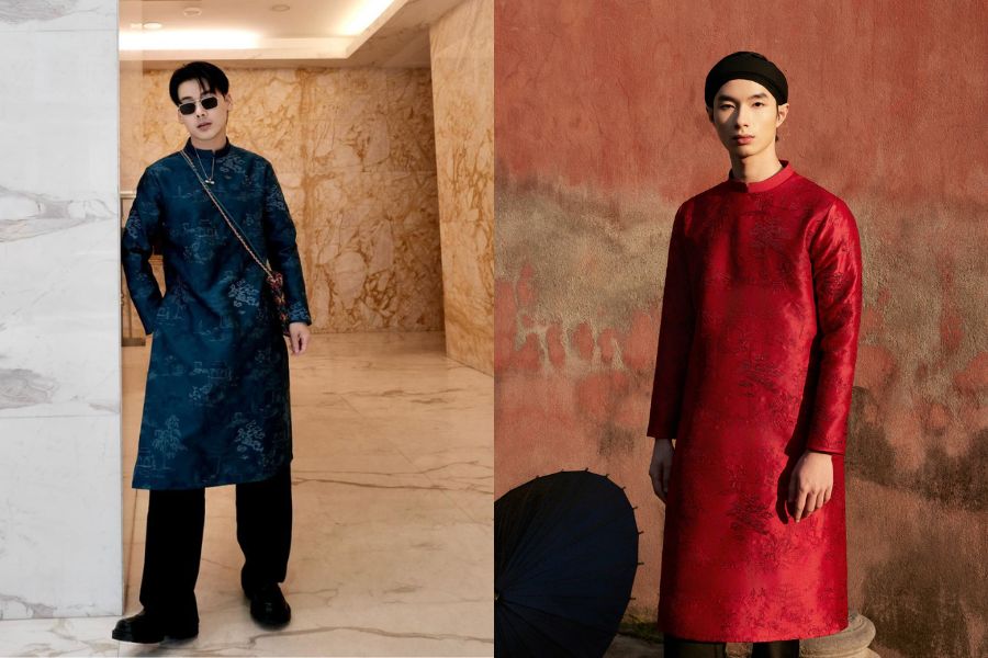 Thương hiệu áo dài nam từ Maison Long