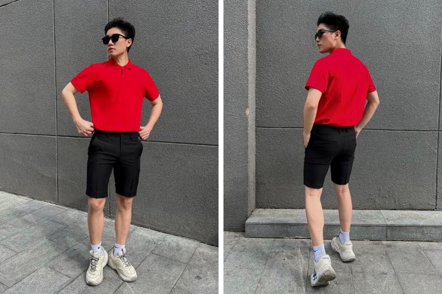 Quần short tây Kenta thiết kế theo form slimfit