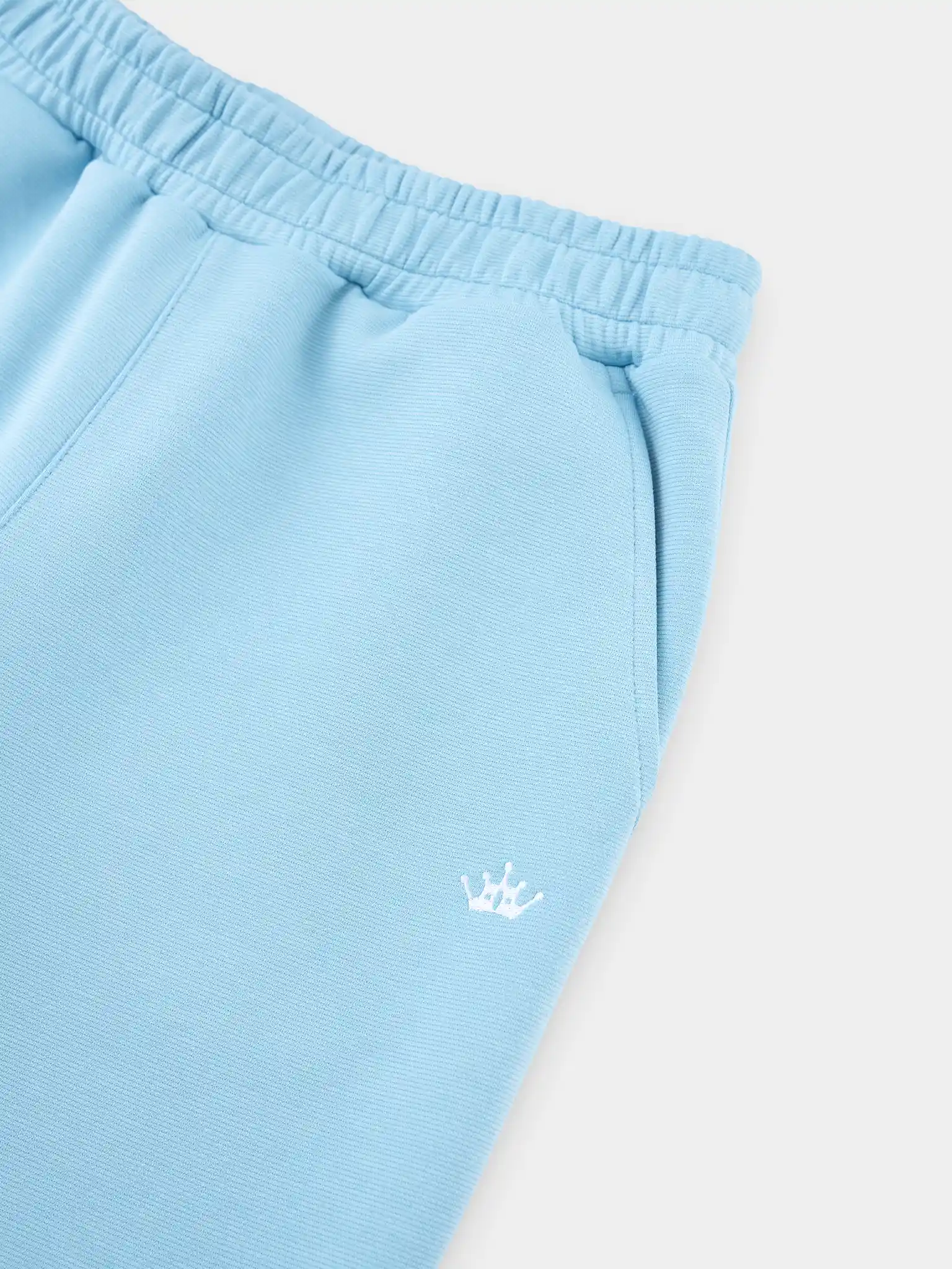 Quần Nỉ Nữ 5S Fashion Cạp Chun Thêu Logo Phom Regular WBQNI25001