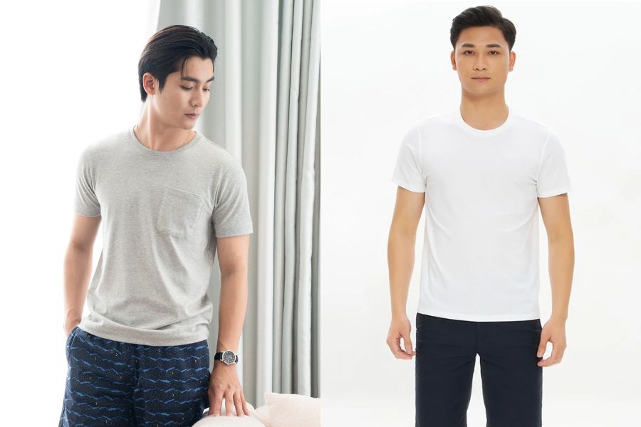 Mẫu áo thun nam trung niên TPHCM đến từ Thái Khang Fashion 