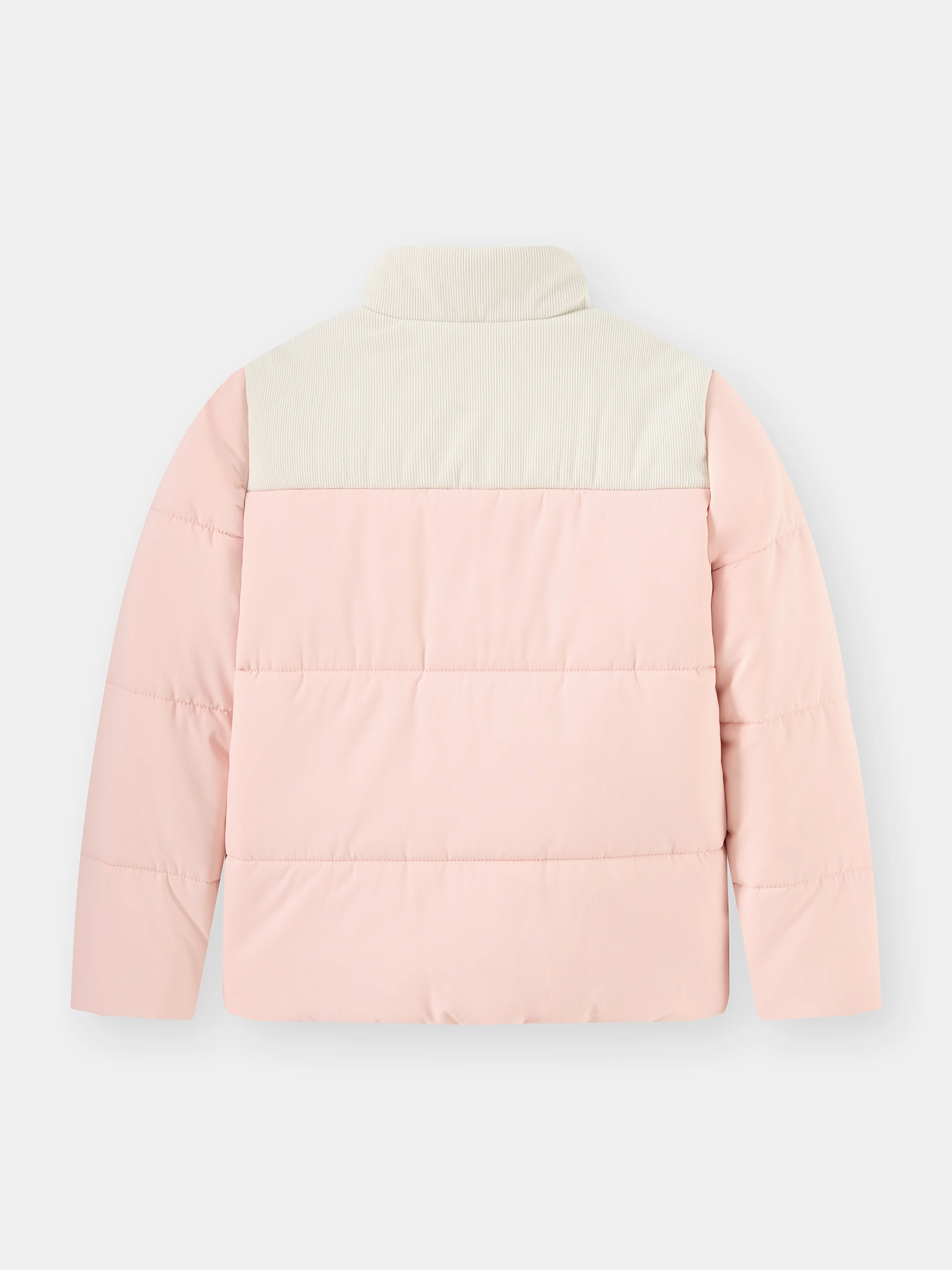 Áo Phao Cho Bé Can Phối Nhung Cổ Trụ 5S Fashion K0PHF25001