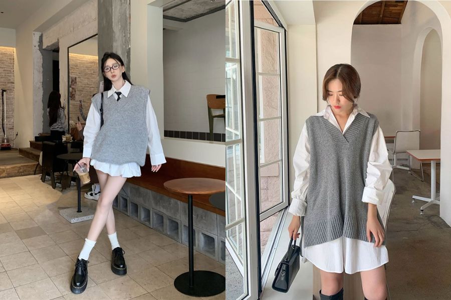 Áo len trễ vai là lựa chọn hoàn hảo cho những buổi tiệc cuối năm