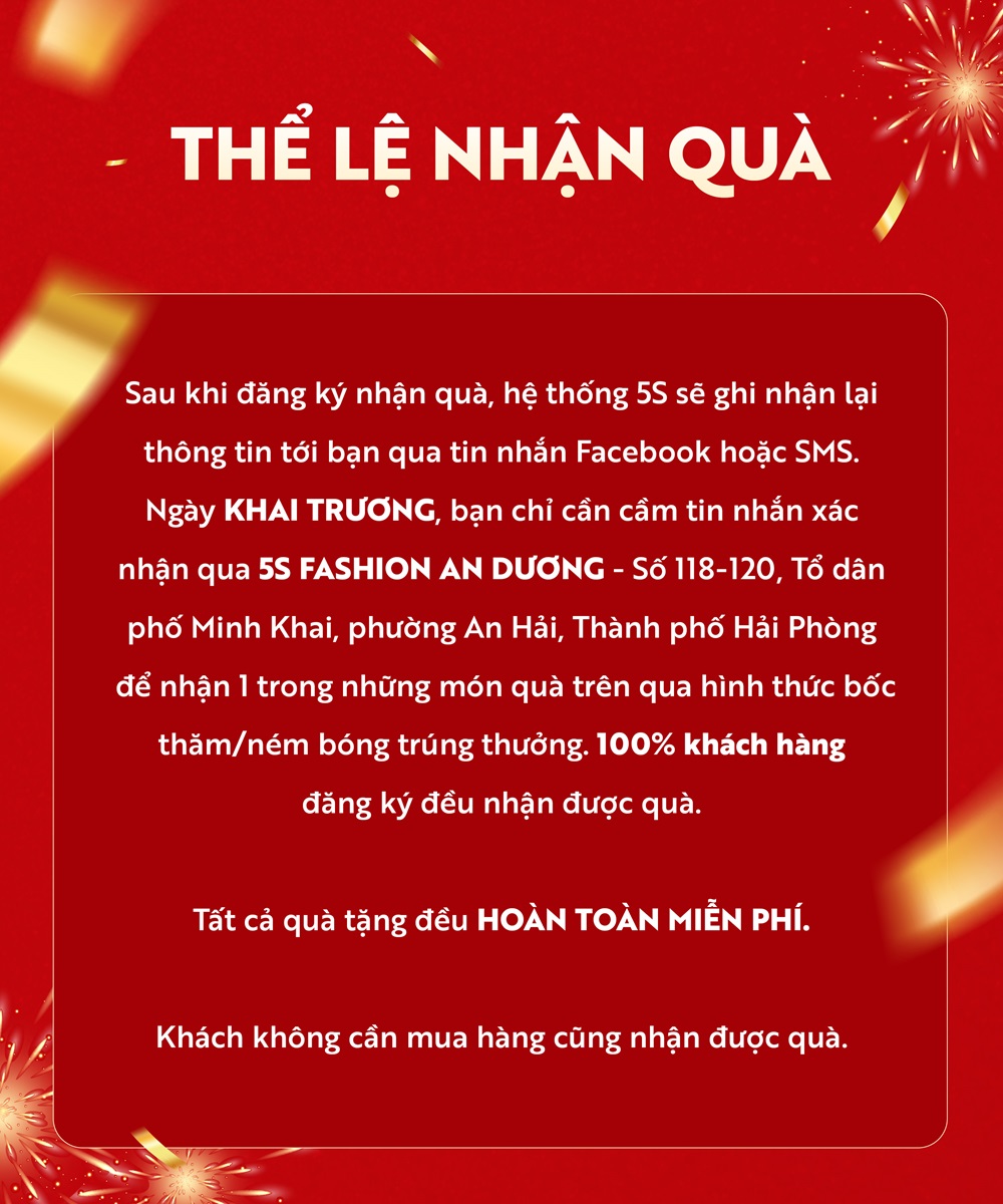 Khai trương 5S Fashion An Dương