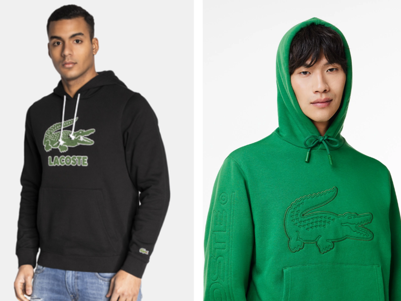 Áo hoodie thương hiệu Lacoste mang đến phong cách năng động, trẻ trung, khỏe khoắn 