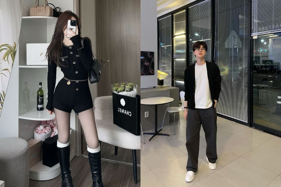 Màu sắc thuộc hành Thủy như xanh dương và đen là sự lựa chọn hoàn hảo nhất