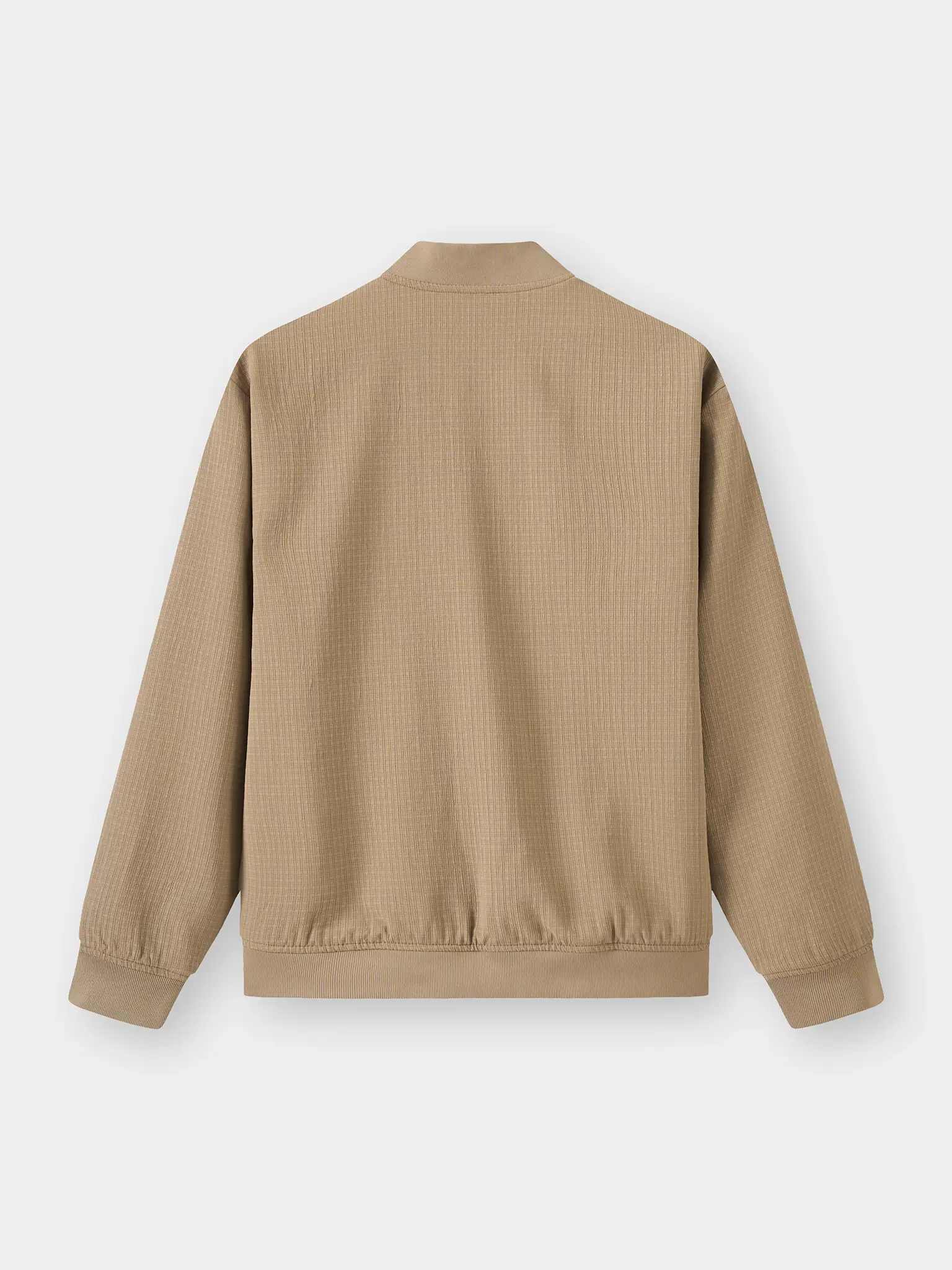 Áo Khoác Bomber Nam 5S Fashion Lót Nỉ Vải Hiệu Ứng M0AKB25012