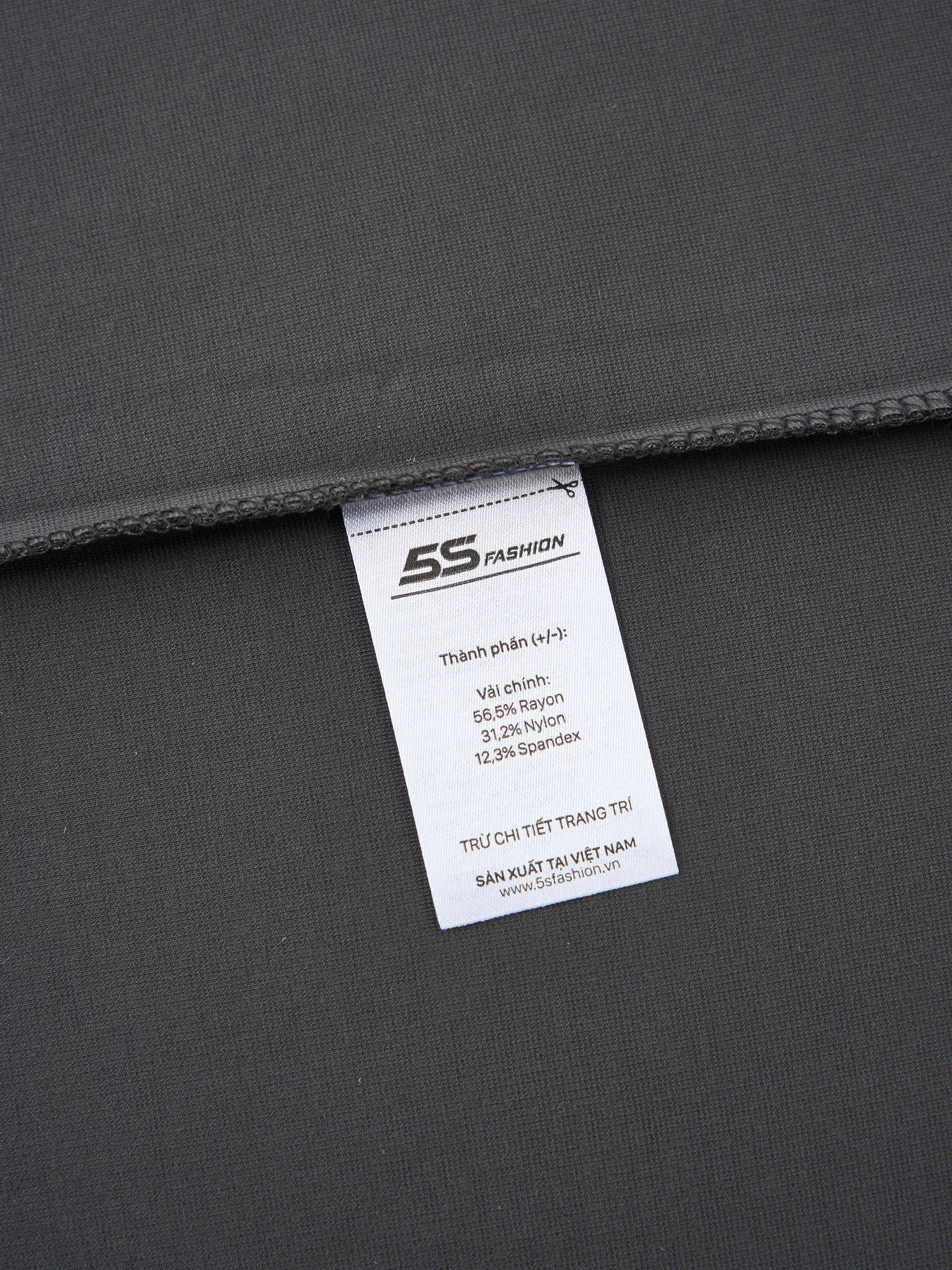 Áo Thun Nam 5S Fashion Trơn Basic Phom Regular M0ATS26054