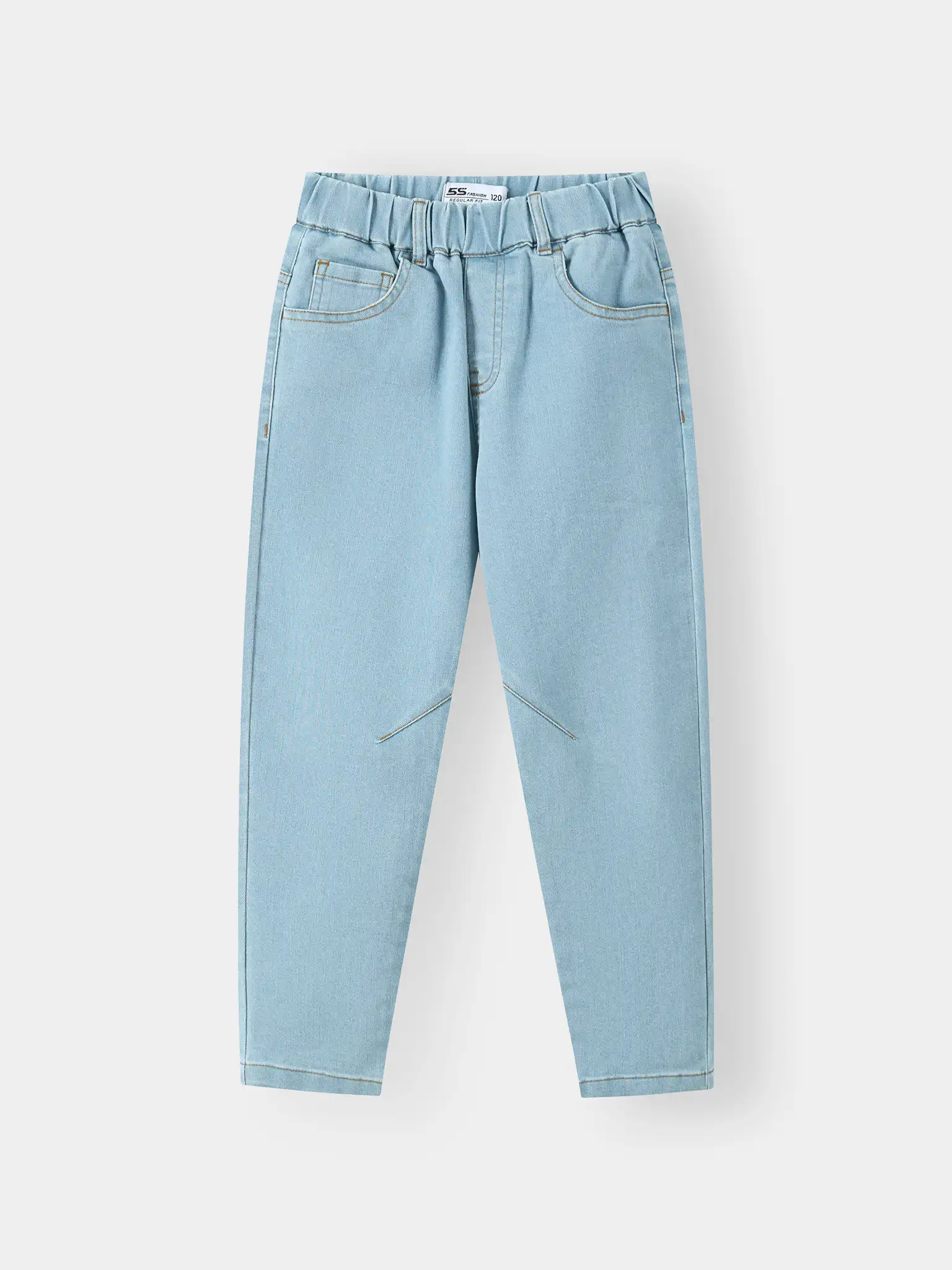 Quần Jean Cho Bé Unisex 5S Fashion Cạp Chun Co Giãn K0QJE25003