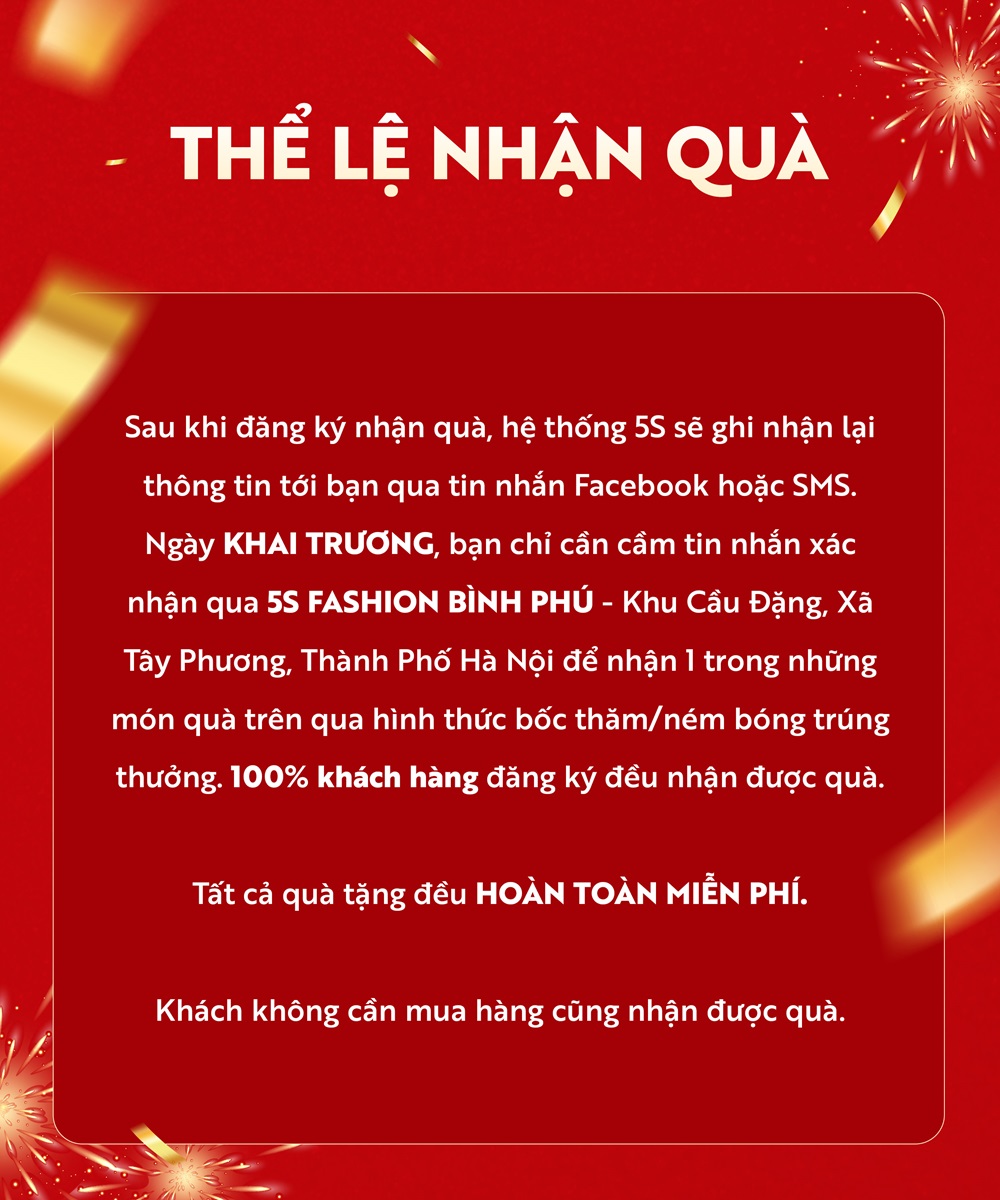 Khai trương 5S Fashion Bình Phú 