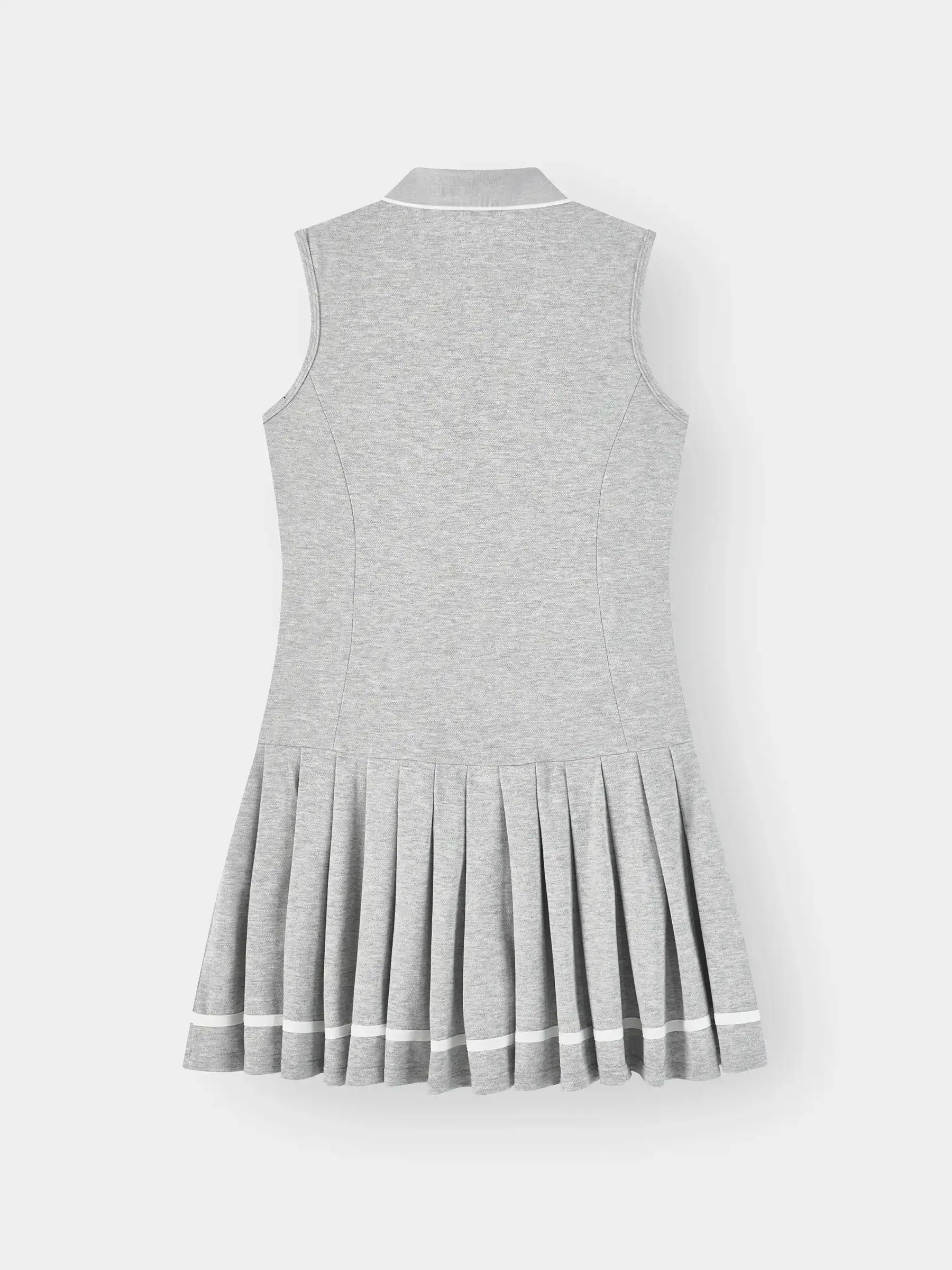 Váy Nữ Sát Nách Cổ Khóa 5S Fashion Kiêu Xếp Ly Thời Thượng W0VAY26002