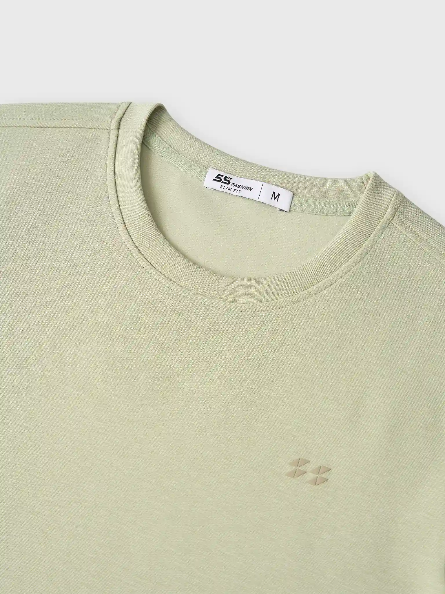 Áo Nỉ Nam 5S Fashion In Tay Phom Slimfit MBANI25003